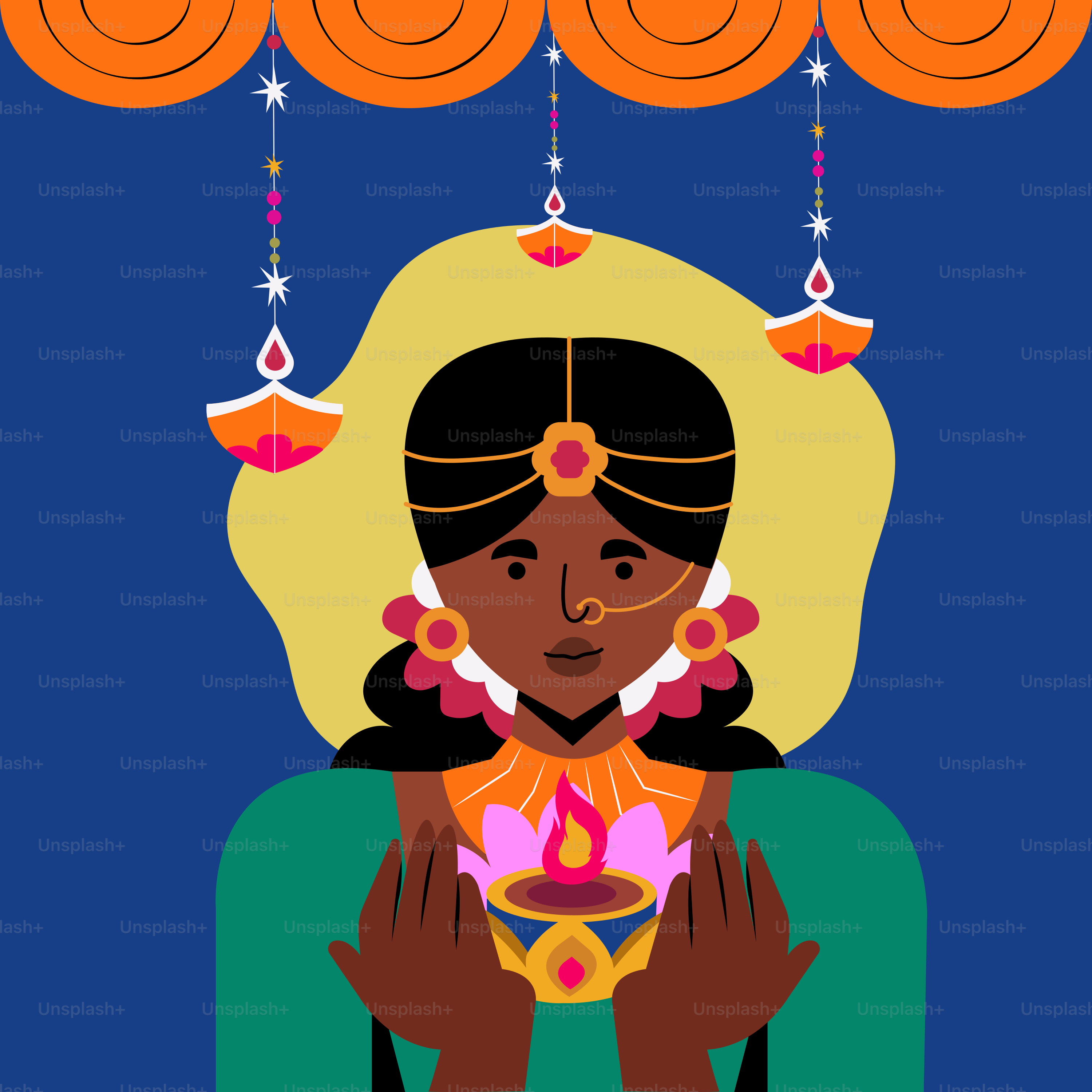 A woman holding a cup in her hands