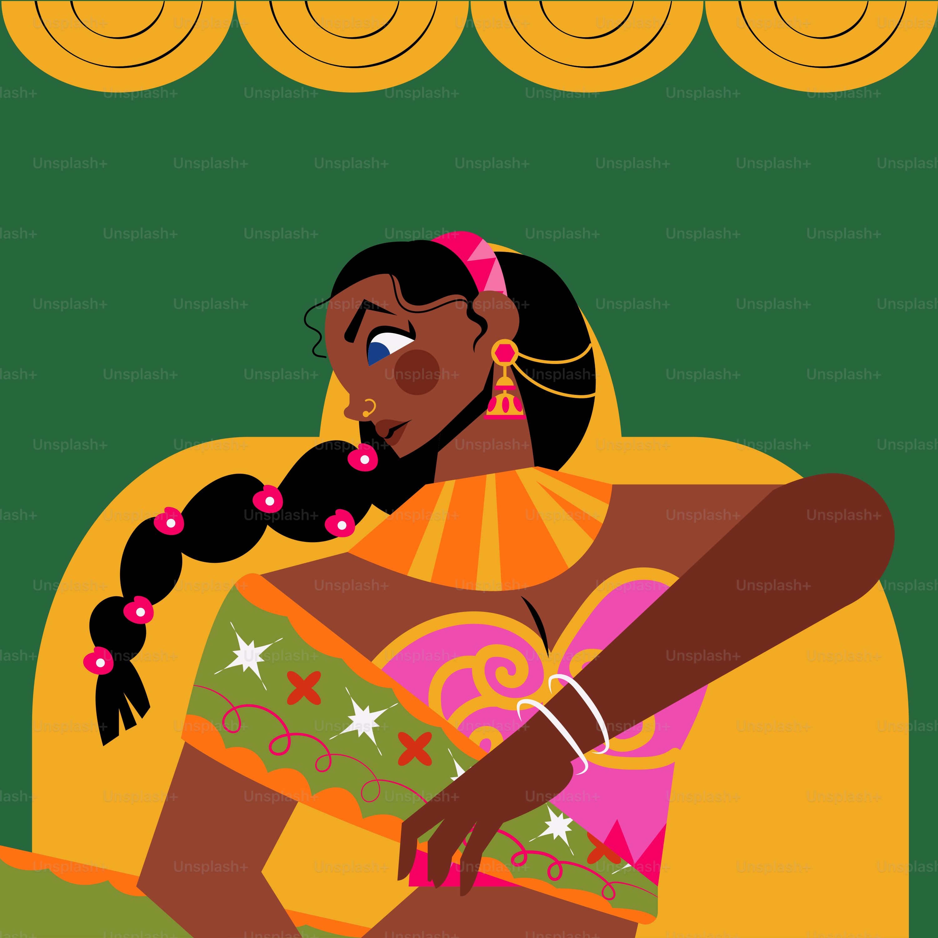 A woman sitting on top of a chair