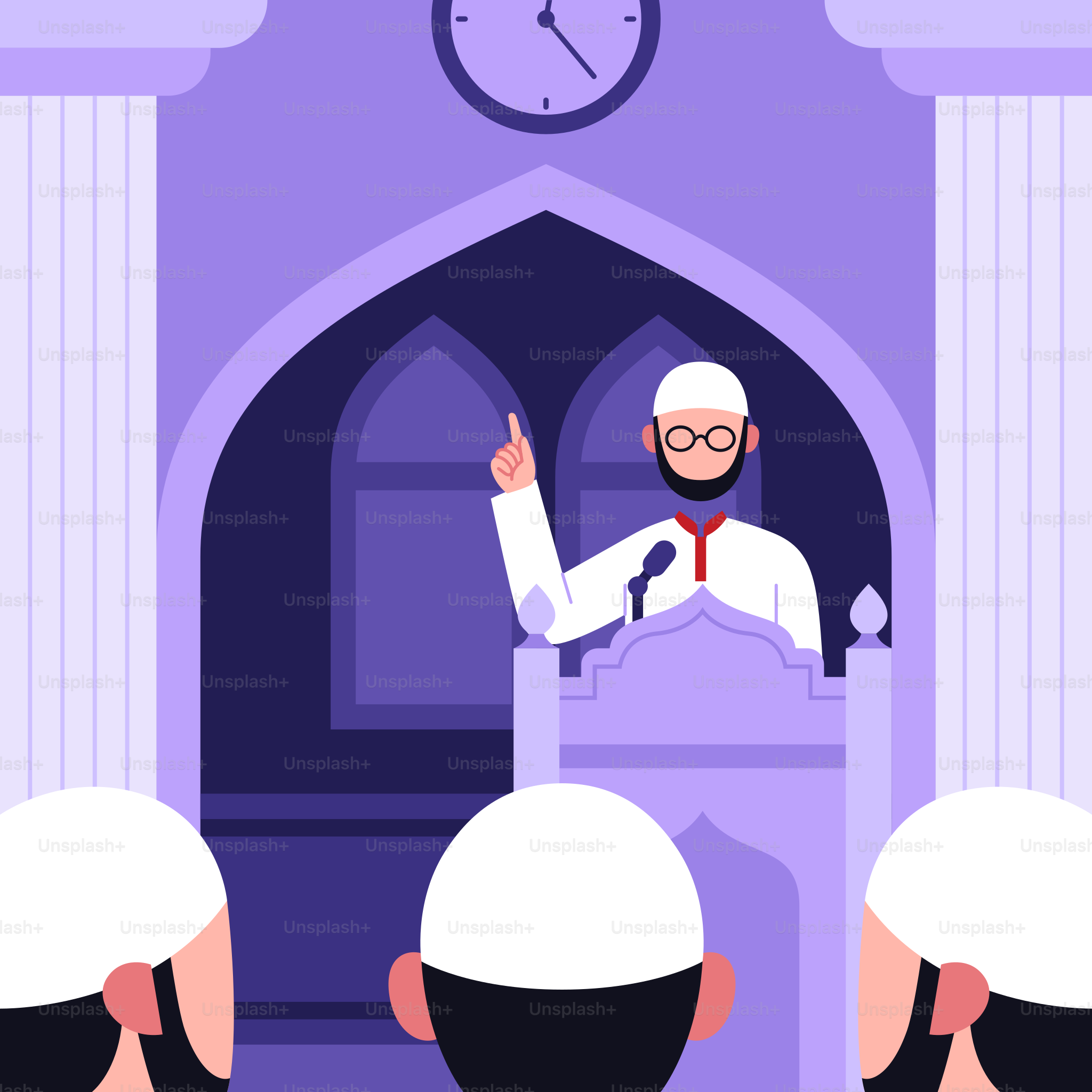 A man giving a speech to a group of people