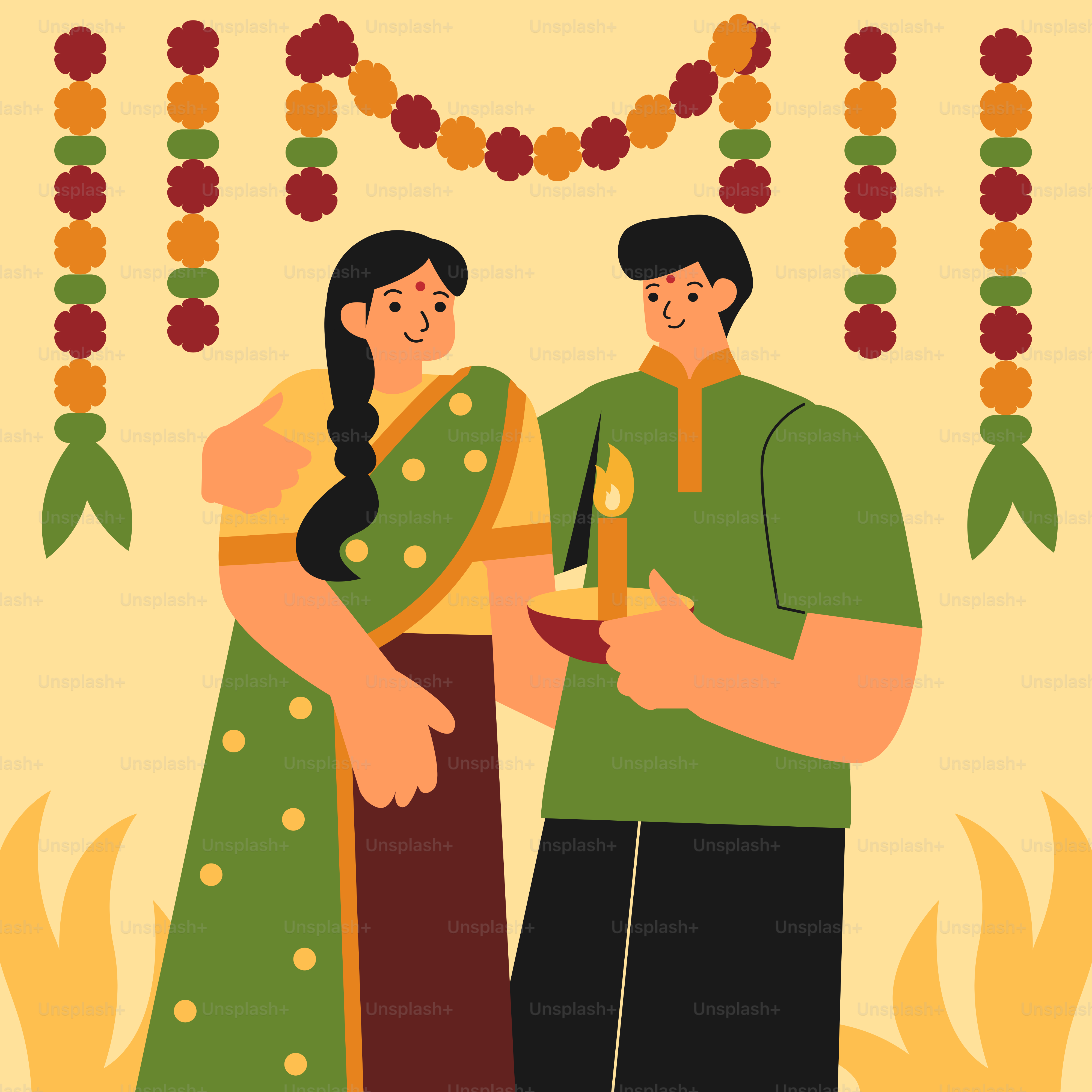 A man and a woman standing next to each other