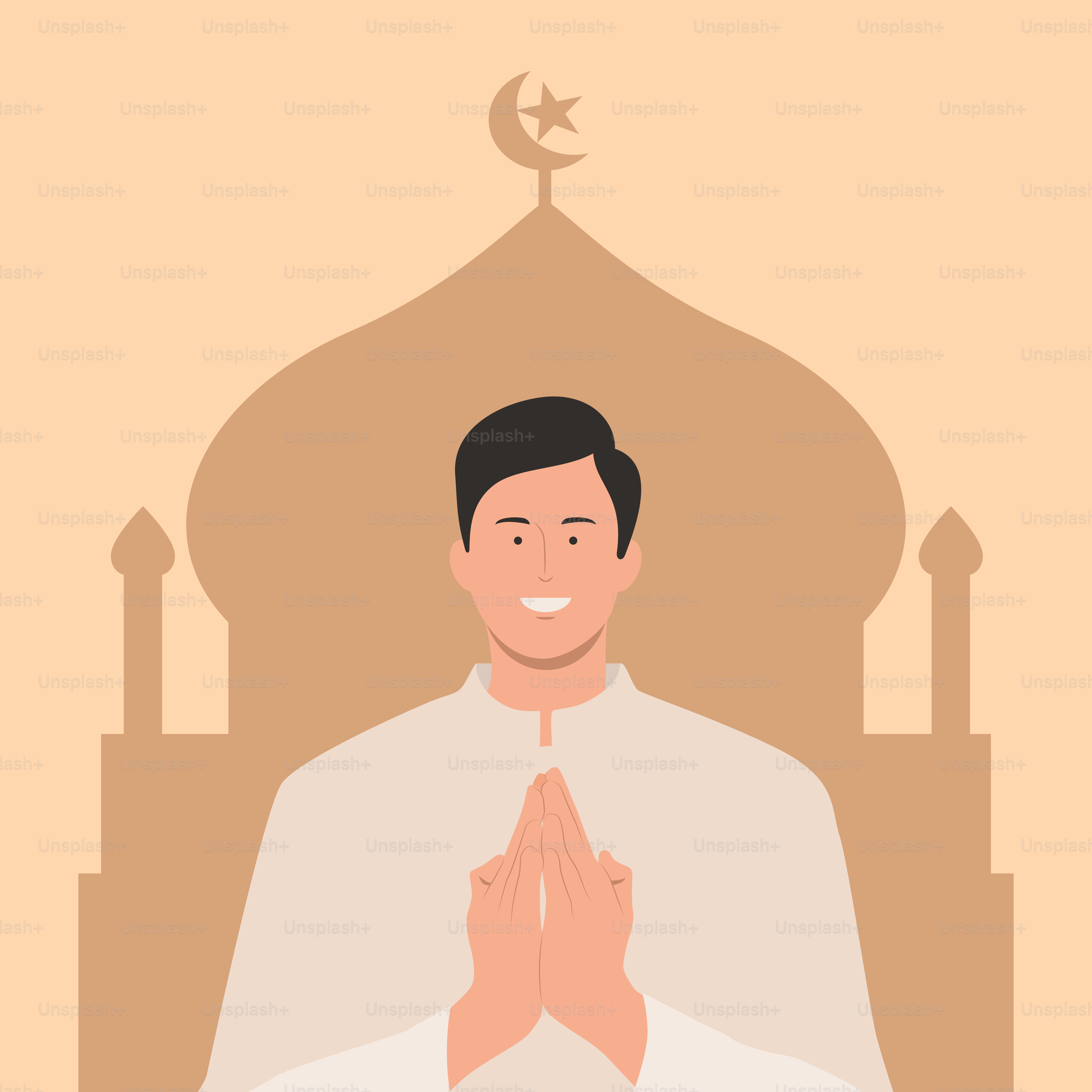 A man sitting in front of a building with his hands together