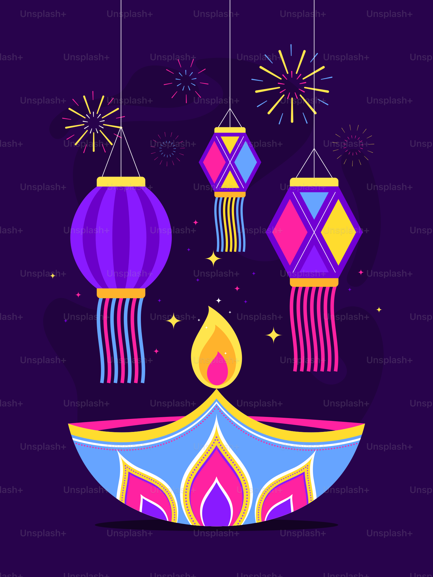 A birthday cake with candles on it