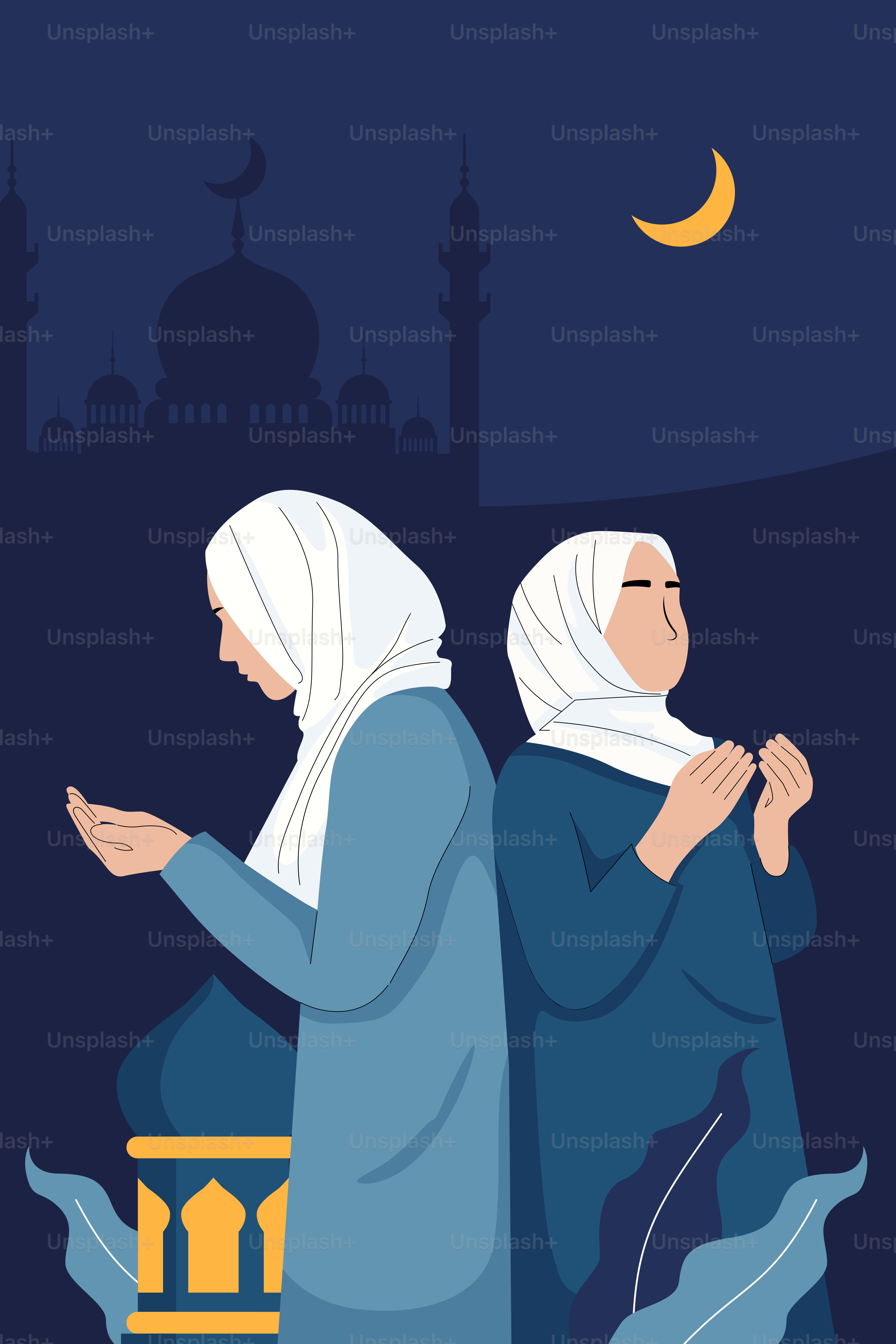 A couple of women standing next to each other