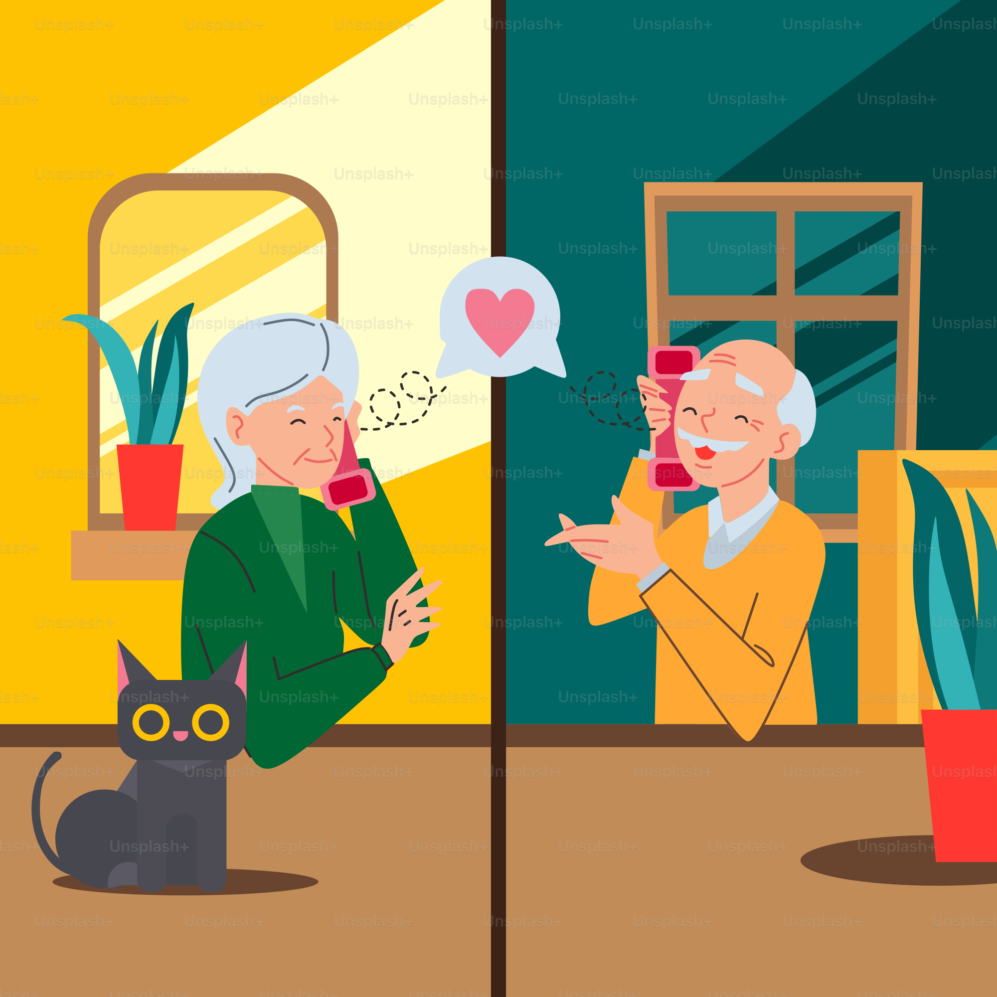 A couple of people that are talking to each other