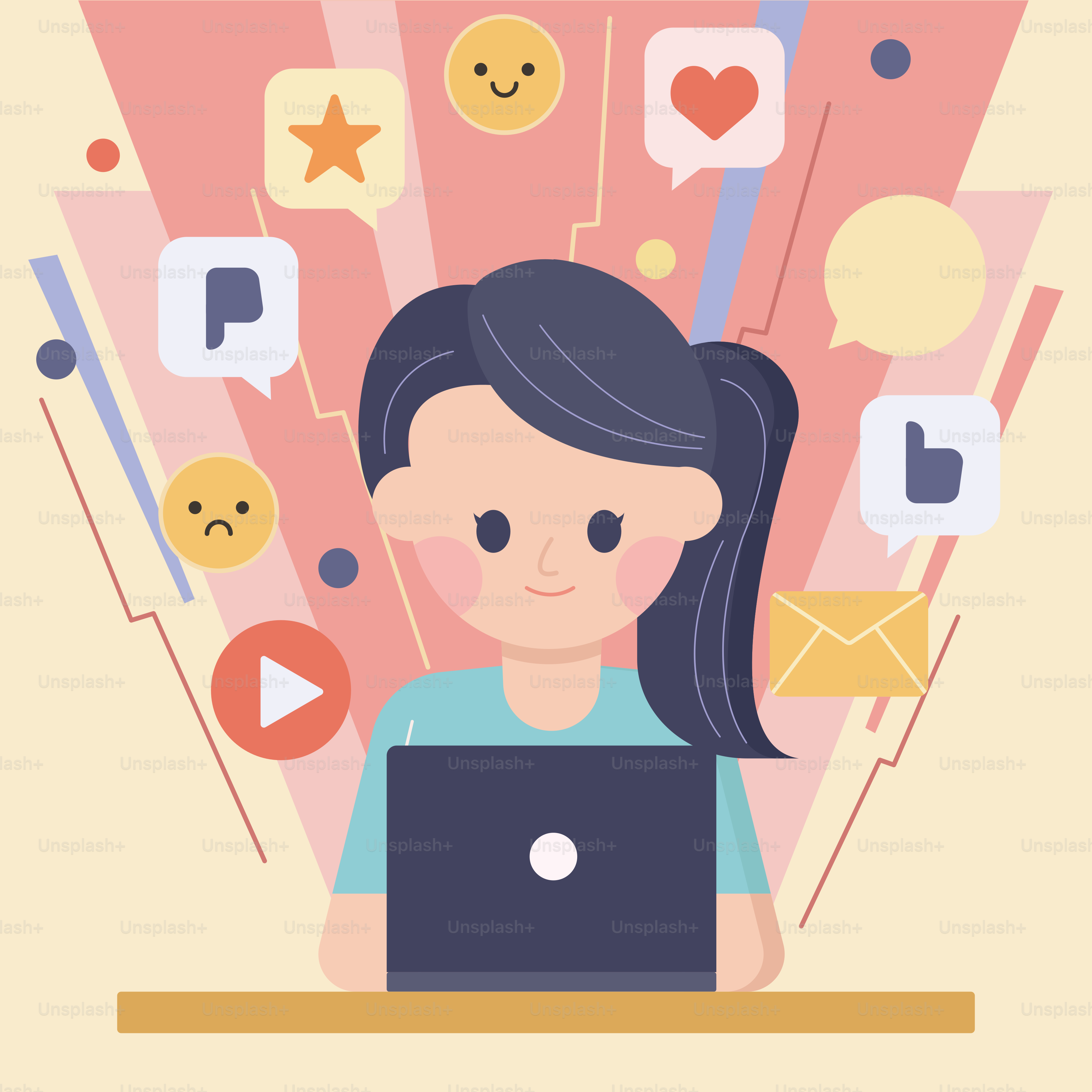 A woman sitting in front of a laptop computer