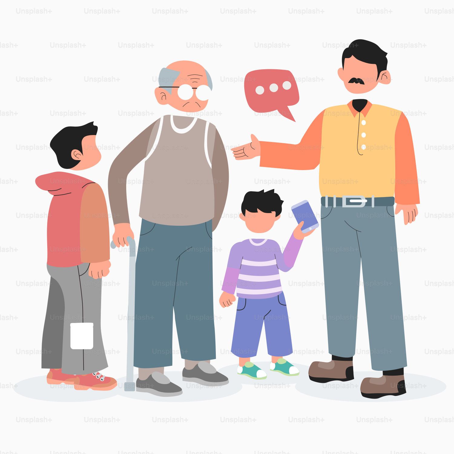 A group of people standing next to each other