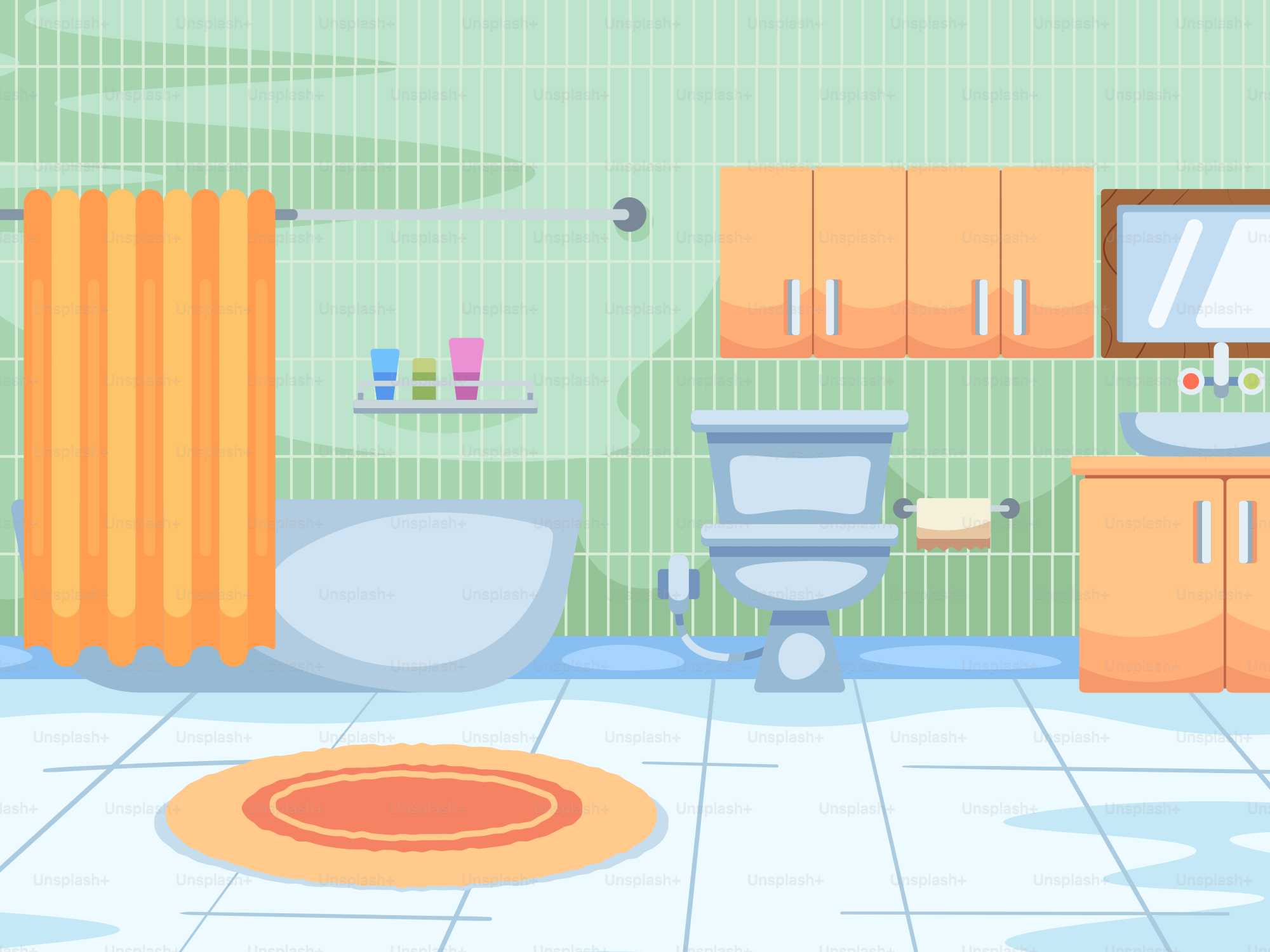 Un baño con inodoro, lavabo y ducha