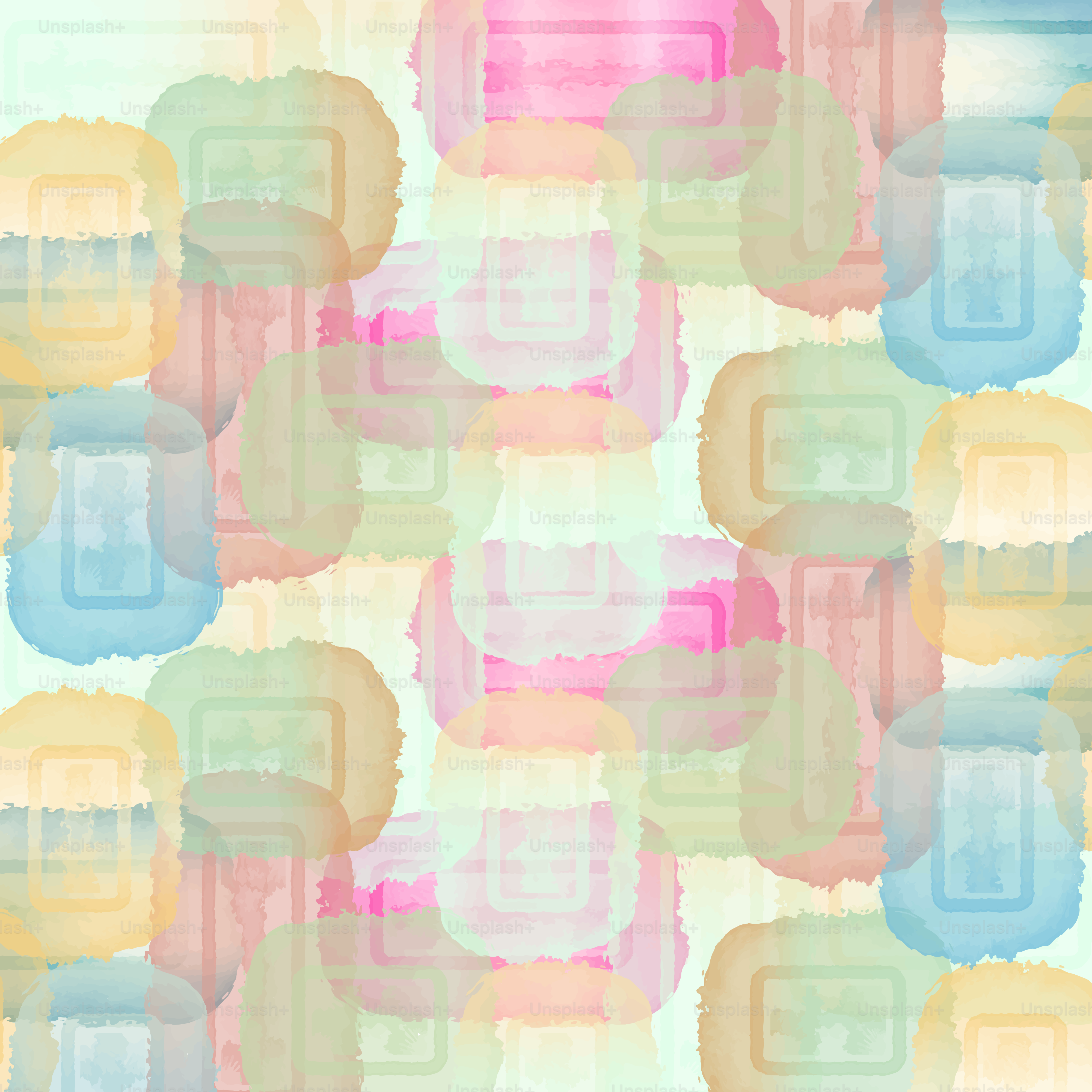 A multicolored background with a lot of different shapes