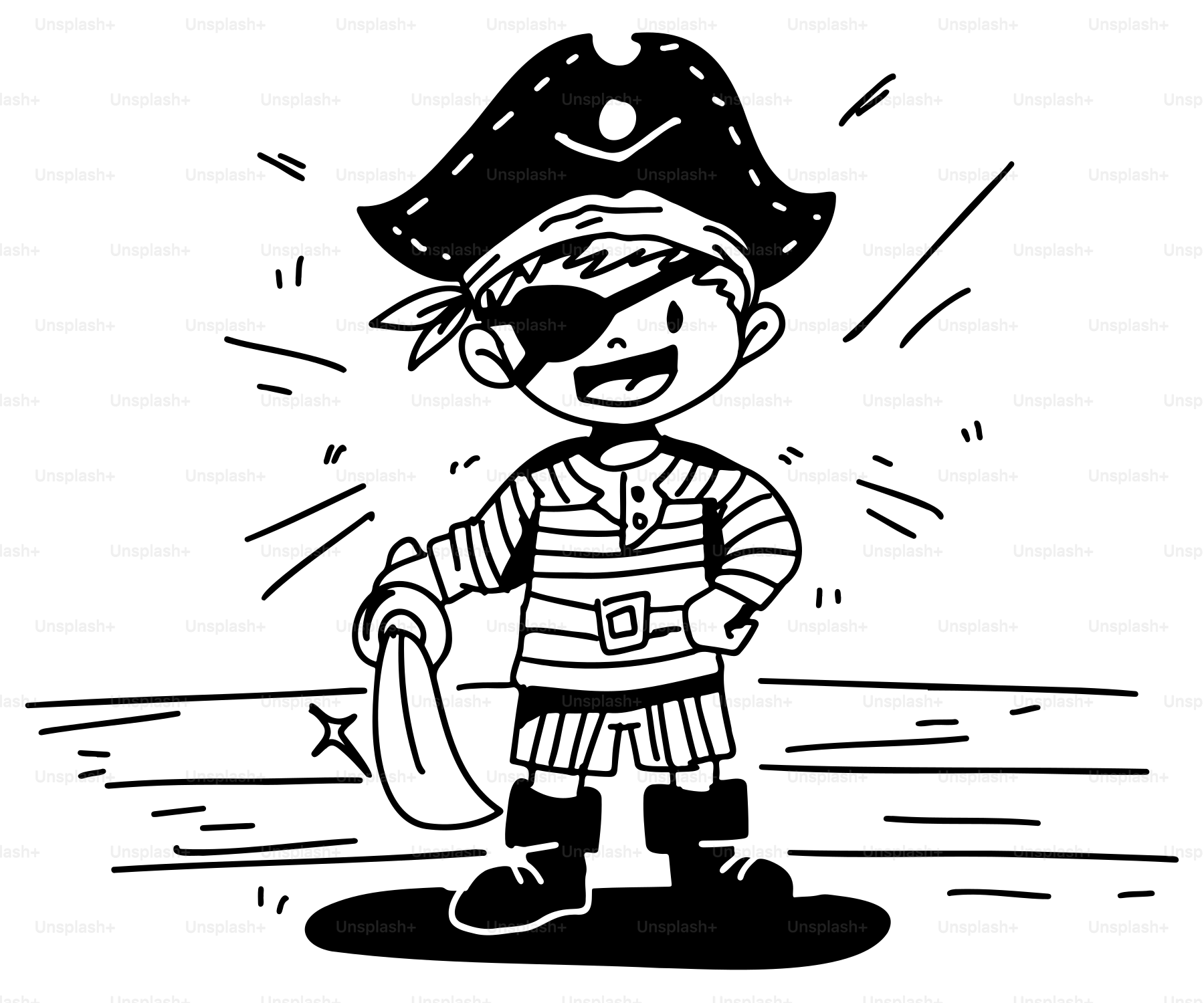 Desenhos de Pirata para colorir - Páginas para impressão grátis, image size:3000x2500