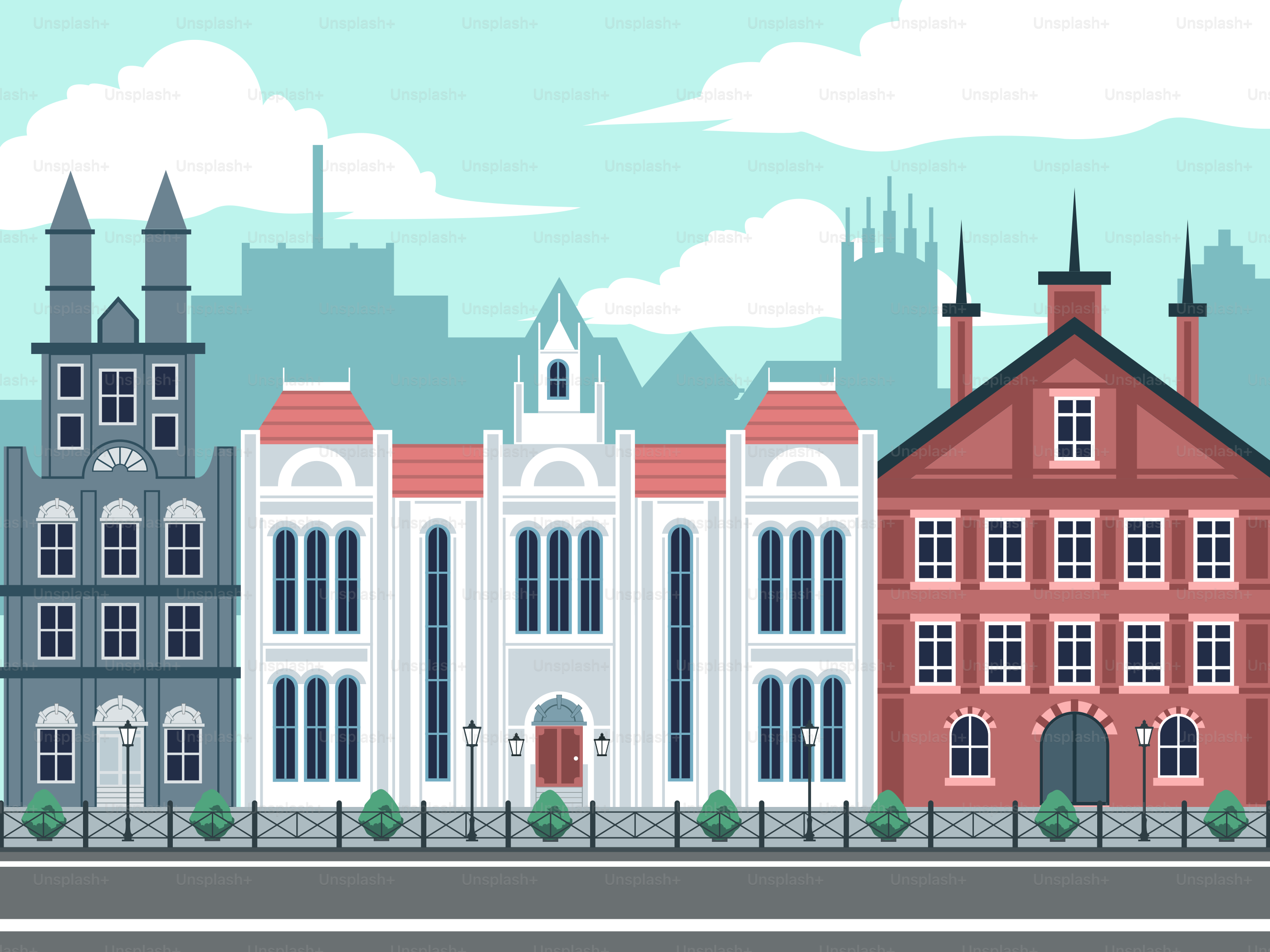 A city with a lot of tall buildings