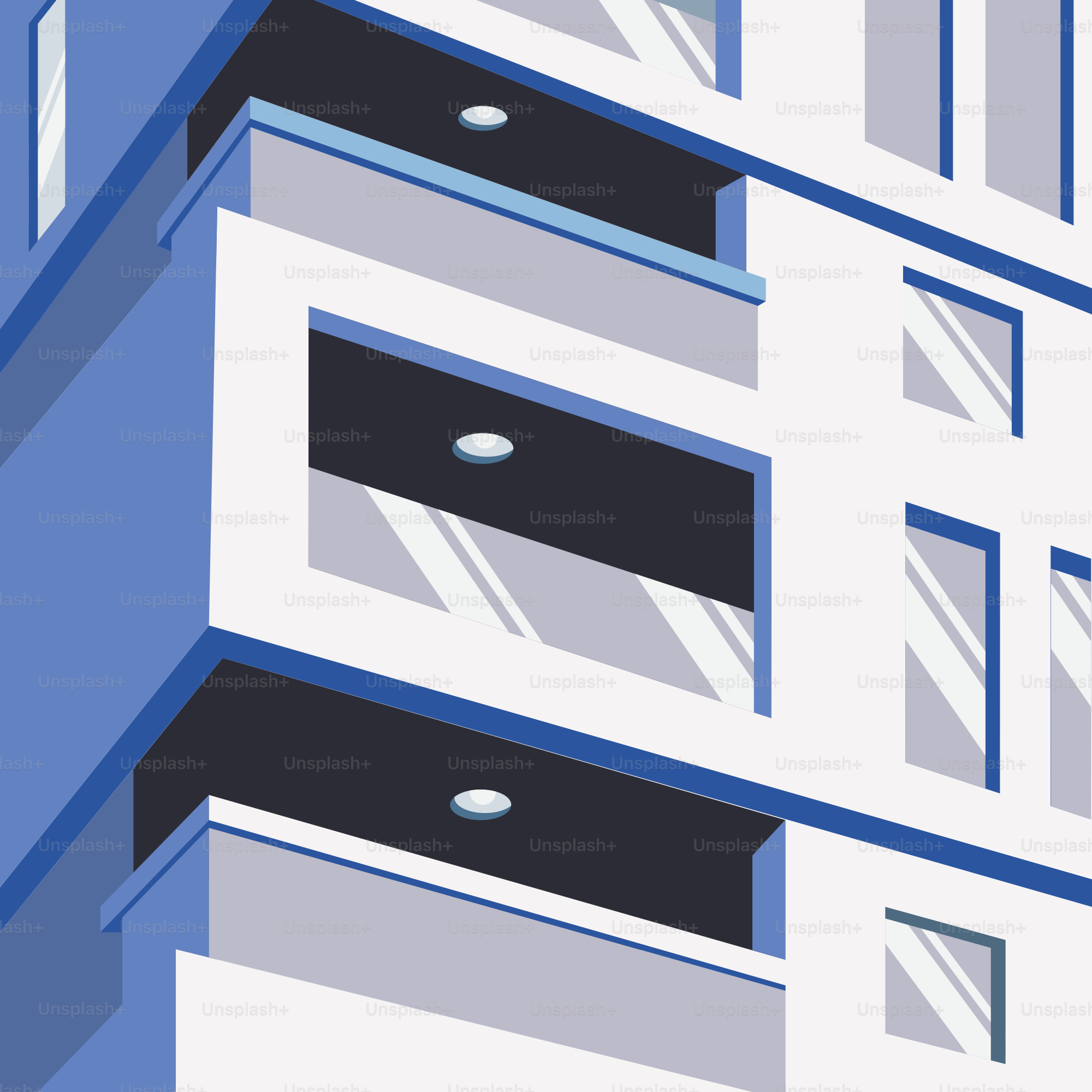 A tall building with balconies on the top of it