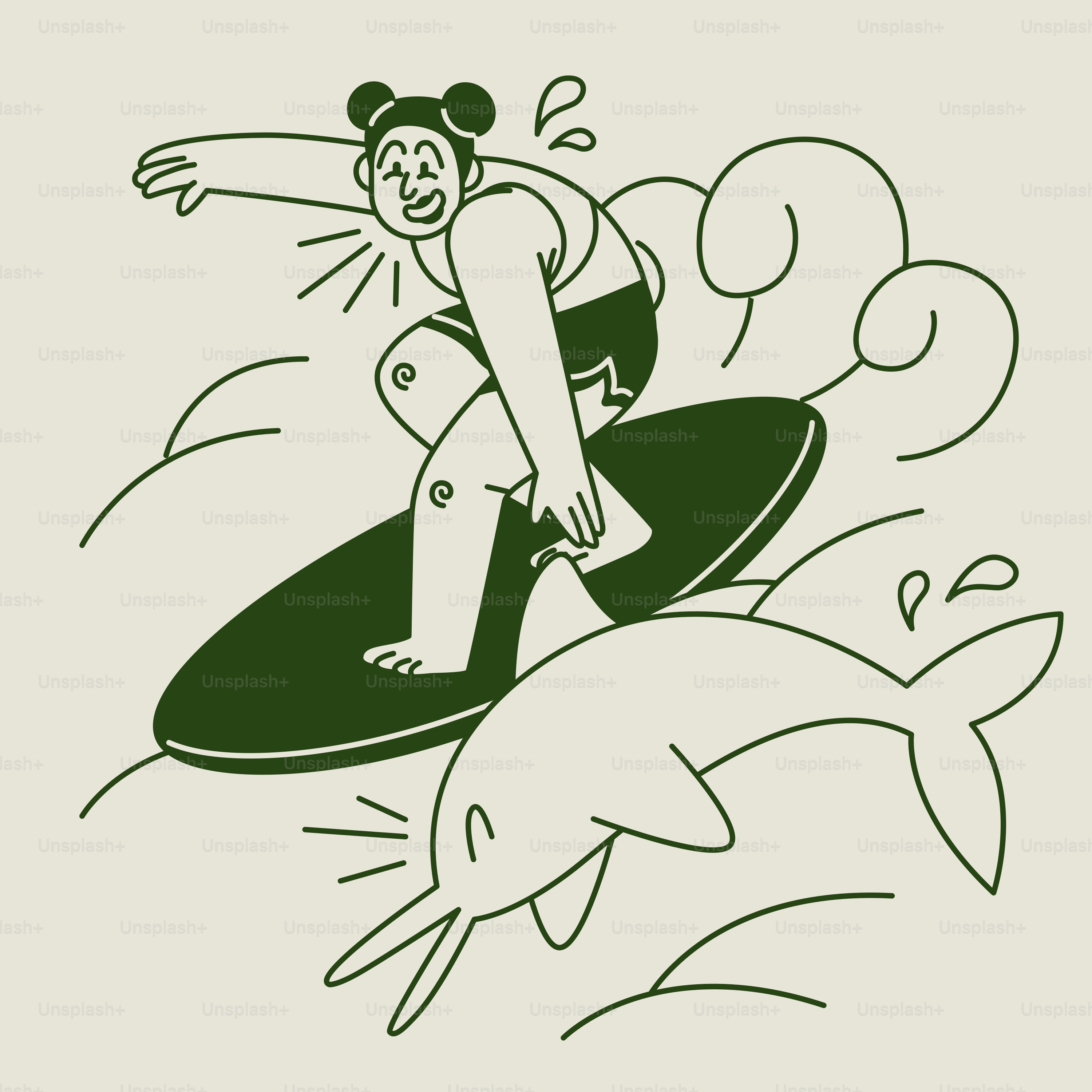 A person riding a surf board on a wave