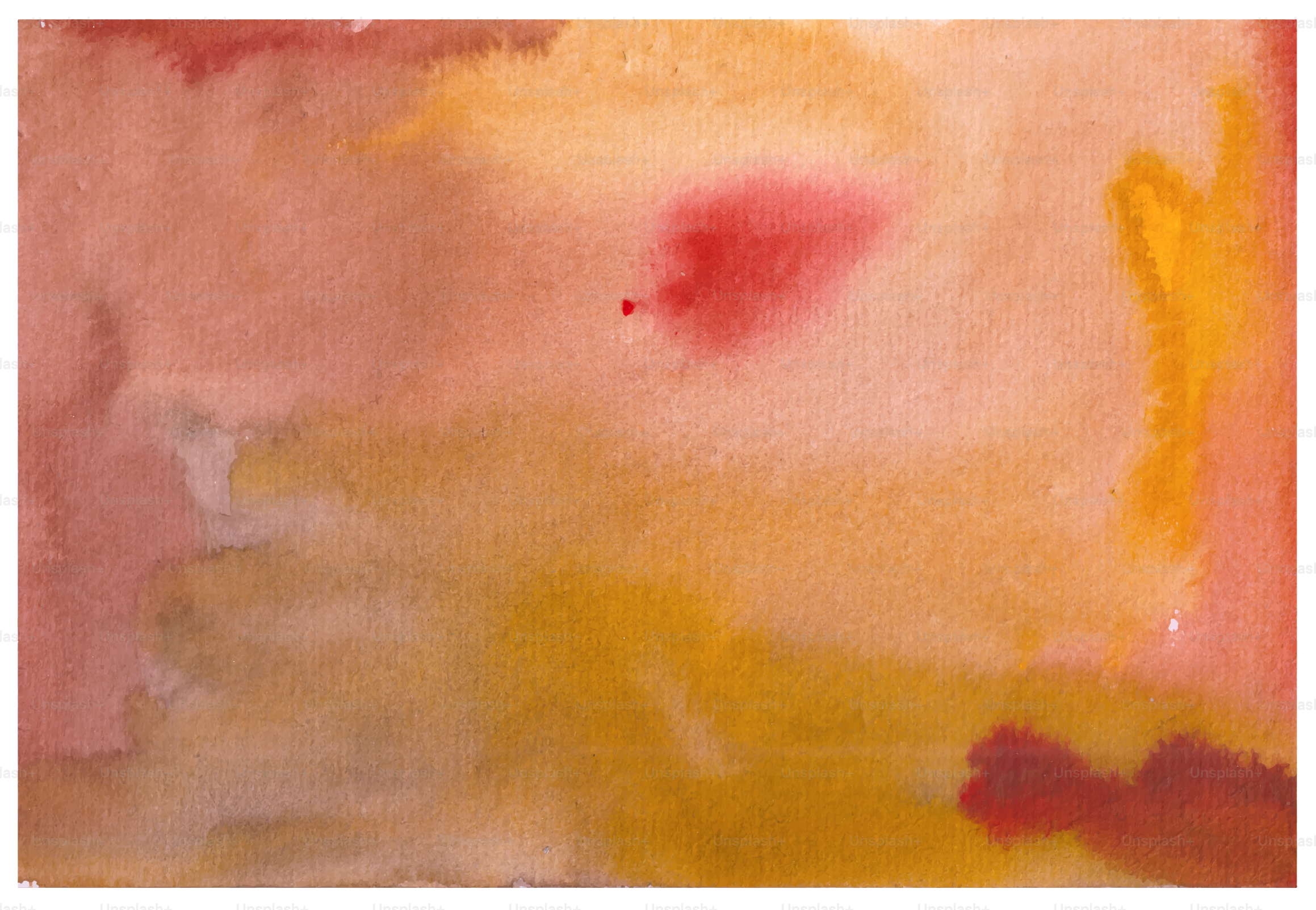 A picture of a painting with red and yellow colors