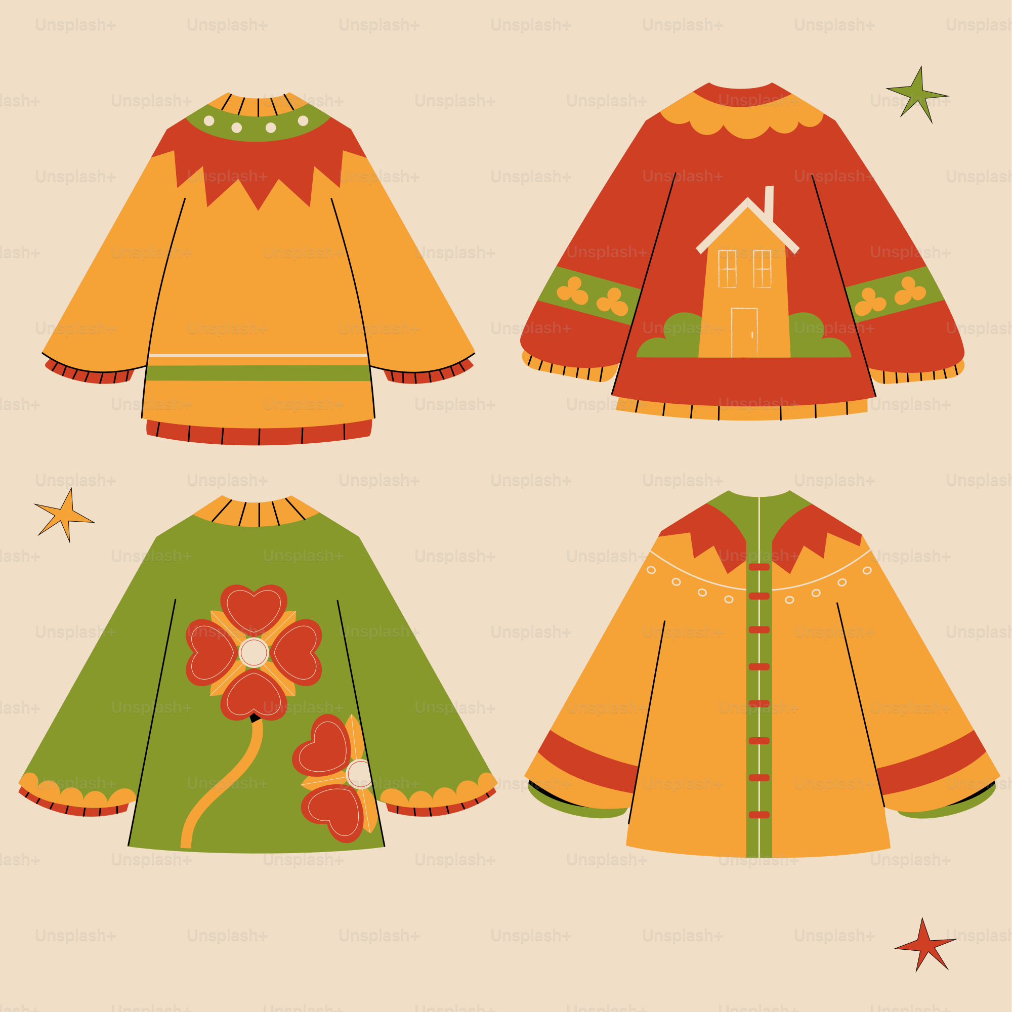 A paper doll with a variety of clothes