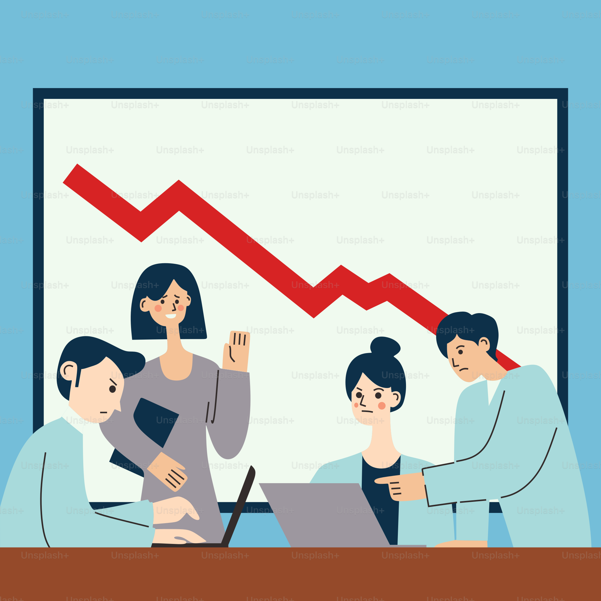 Un grupo de personas sentadas en una mesa frente a una pizarra