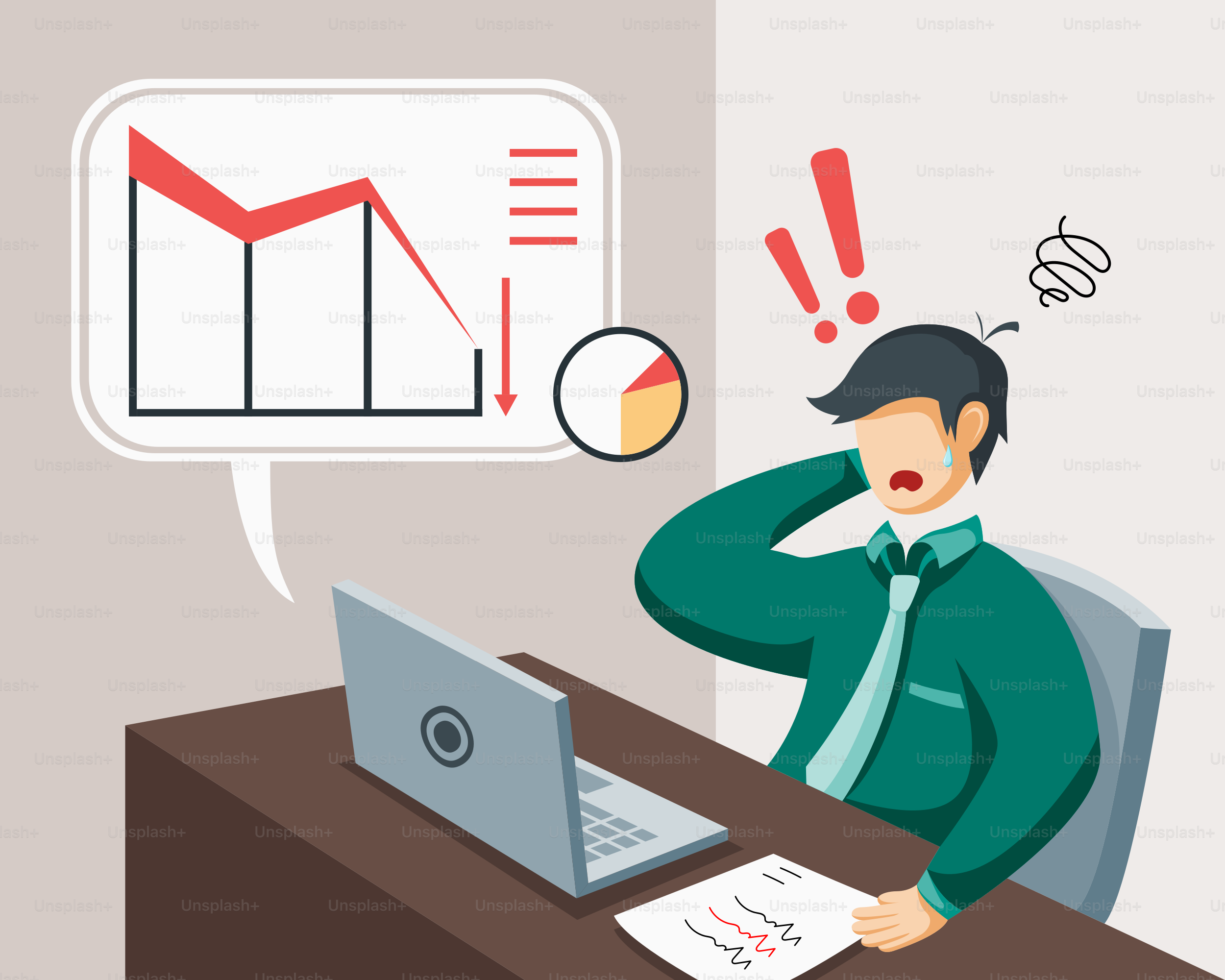 A man sitting at a desk in front of a laptop