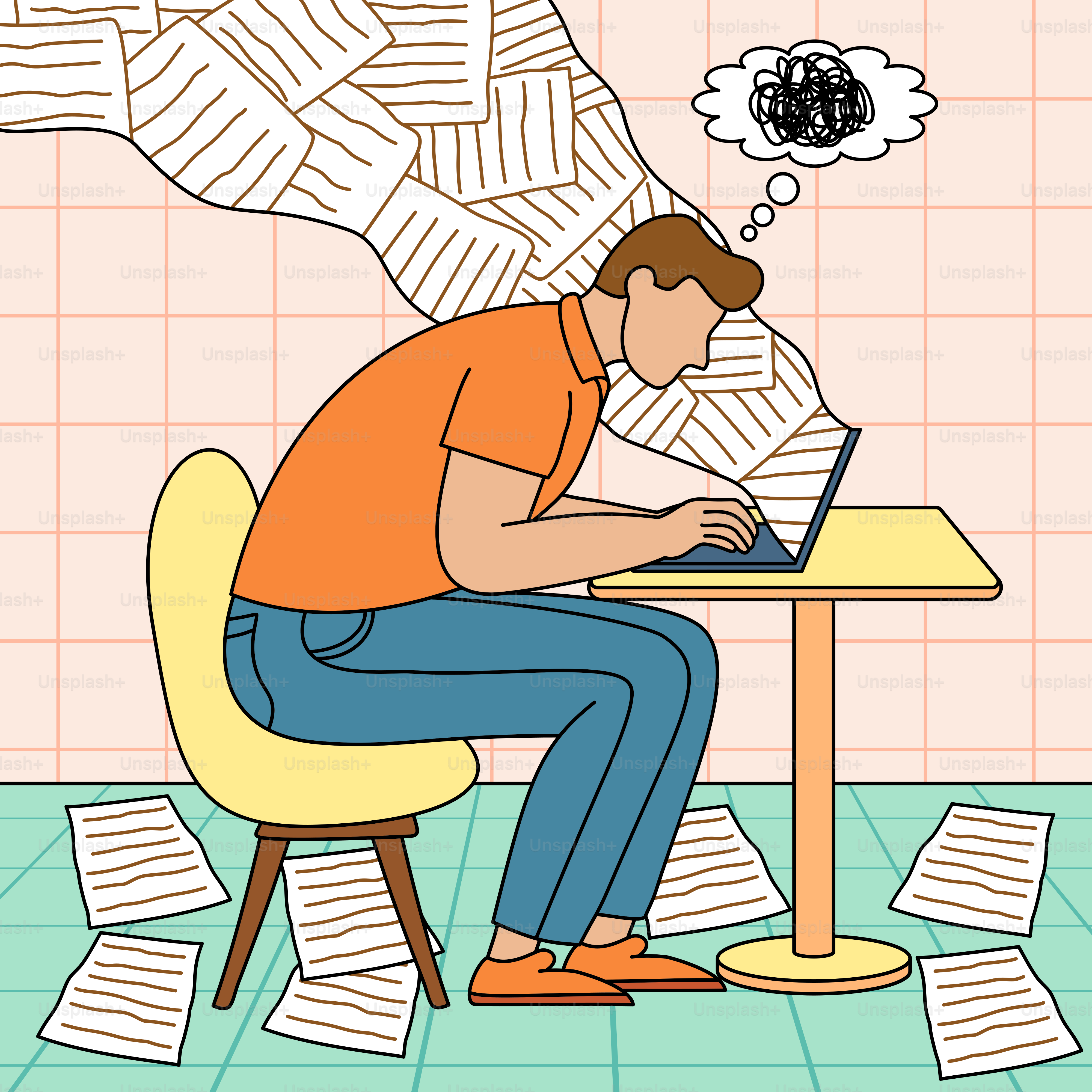 Un hombre sentado en una mesa con un portátil