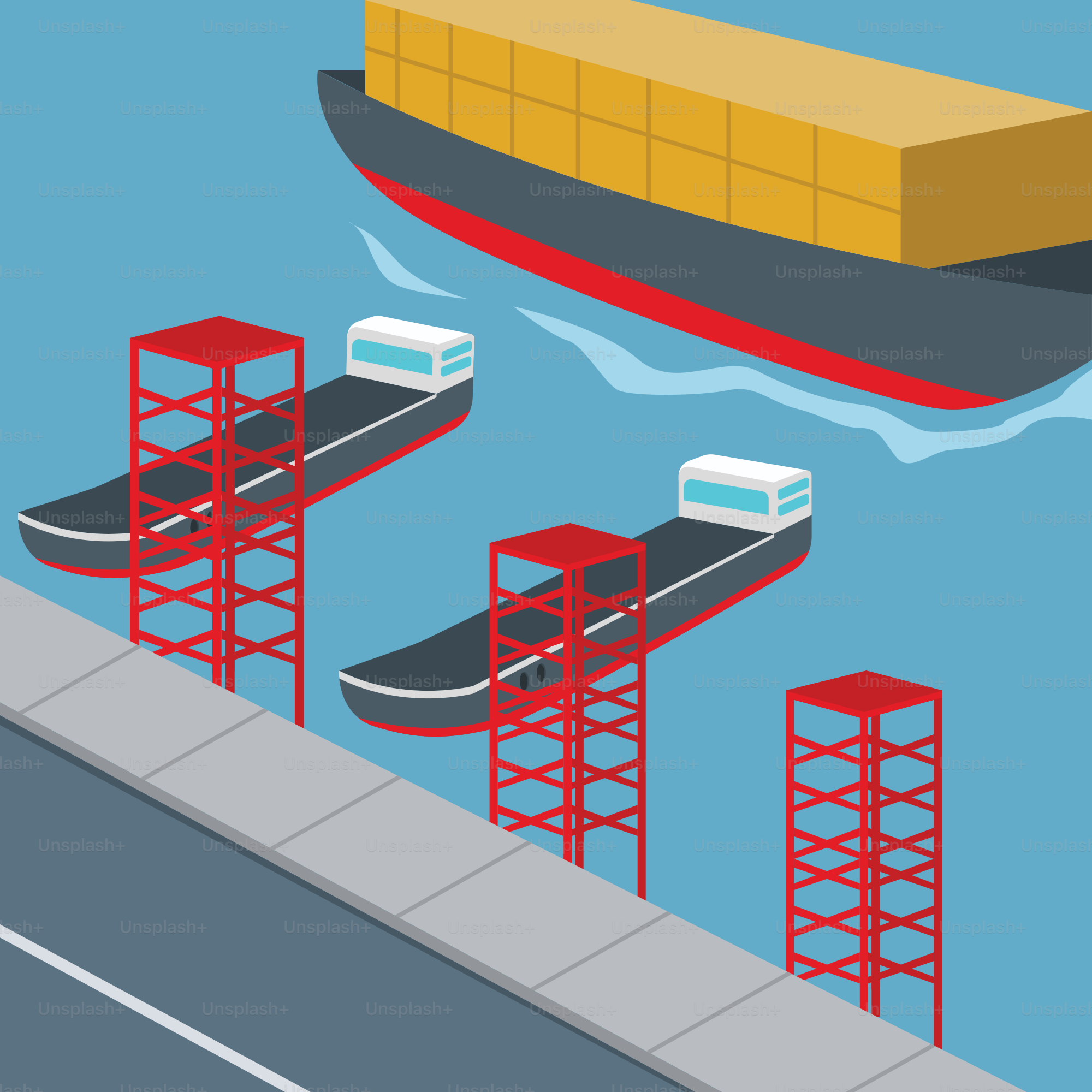 A boat floating on top of a body of water