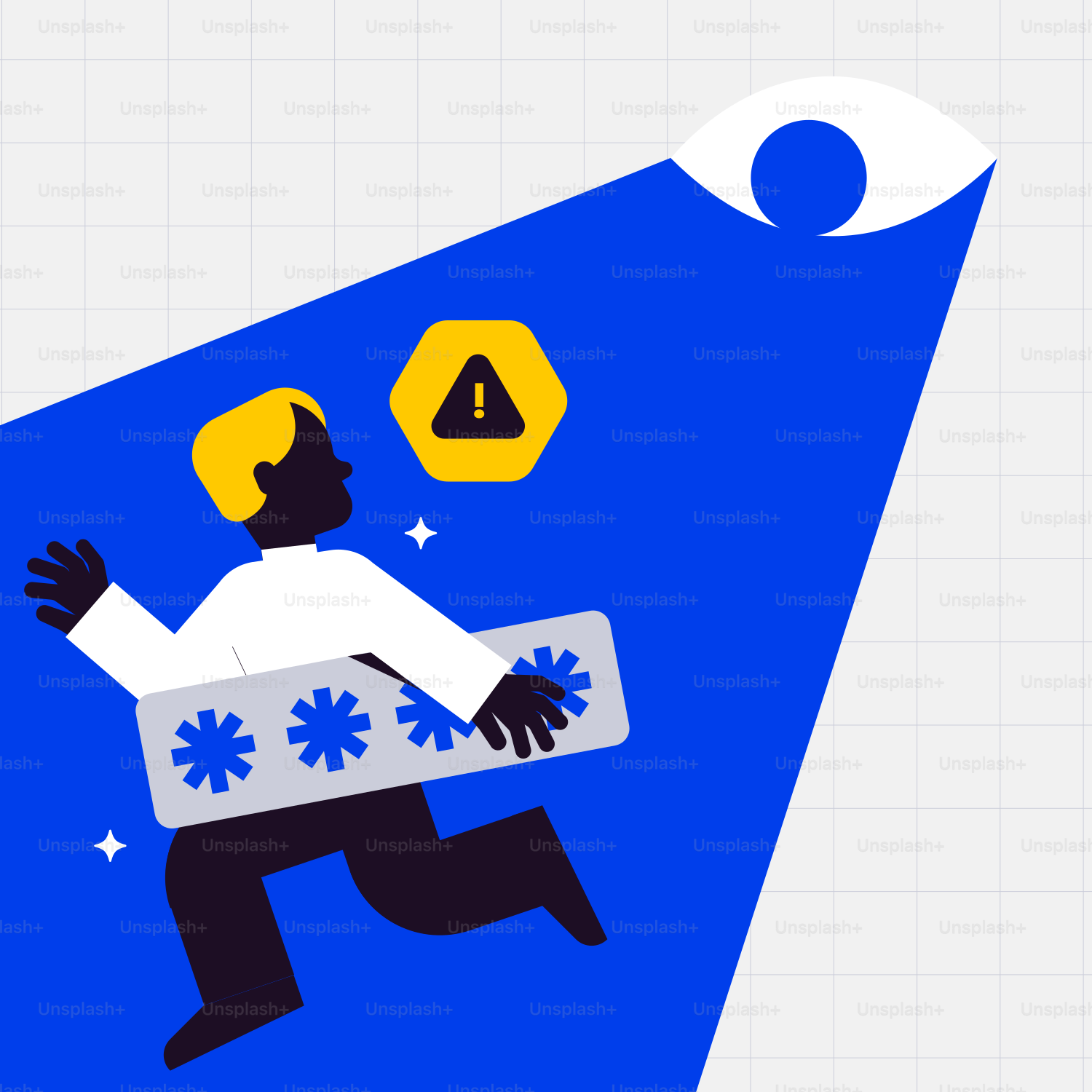 A man is holding a box with numbers on it