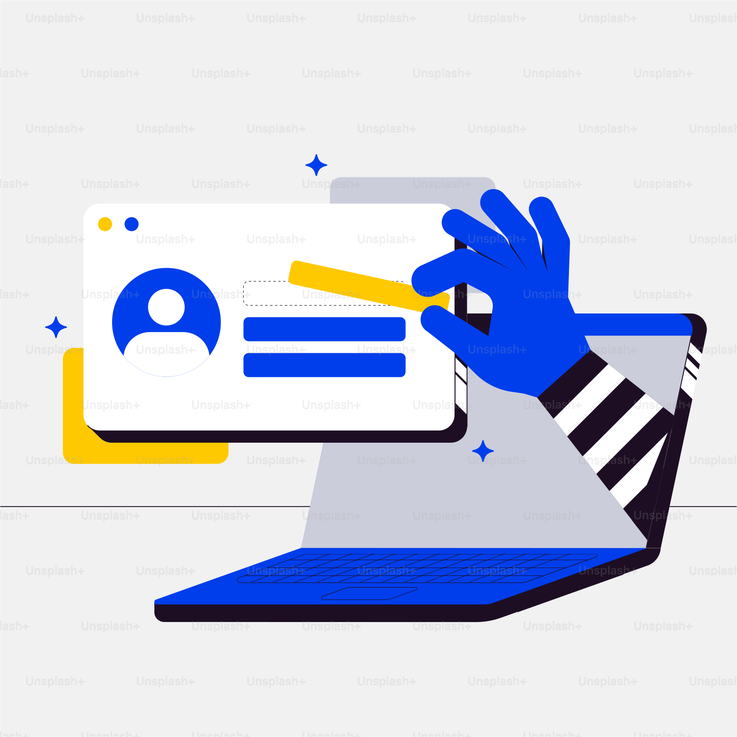 A person holding a tablet with a hand on top of it