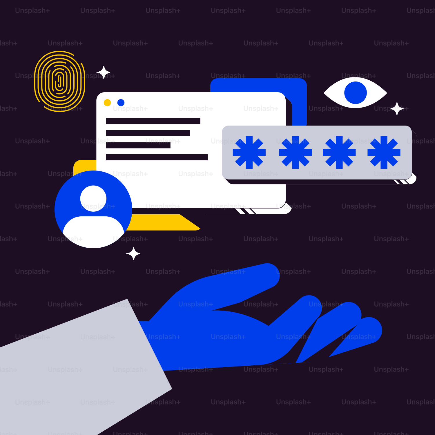 A hand holding a computer mouse with a button on it