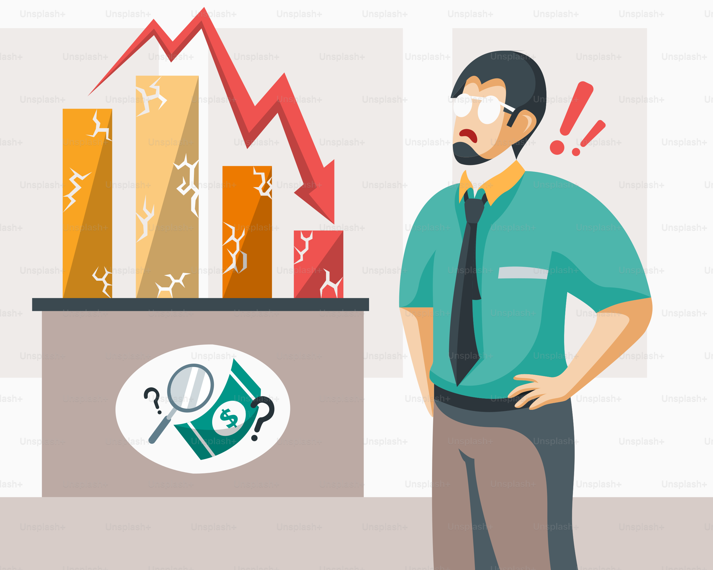 Un hombre de pie frente a un escritorio con un expediente