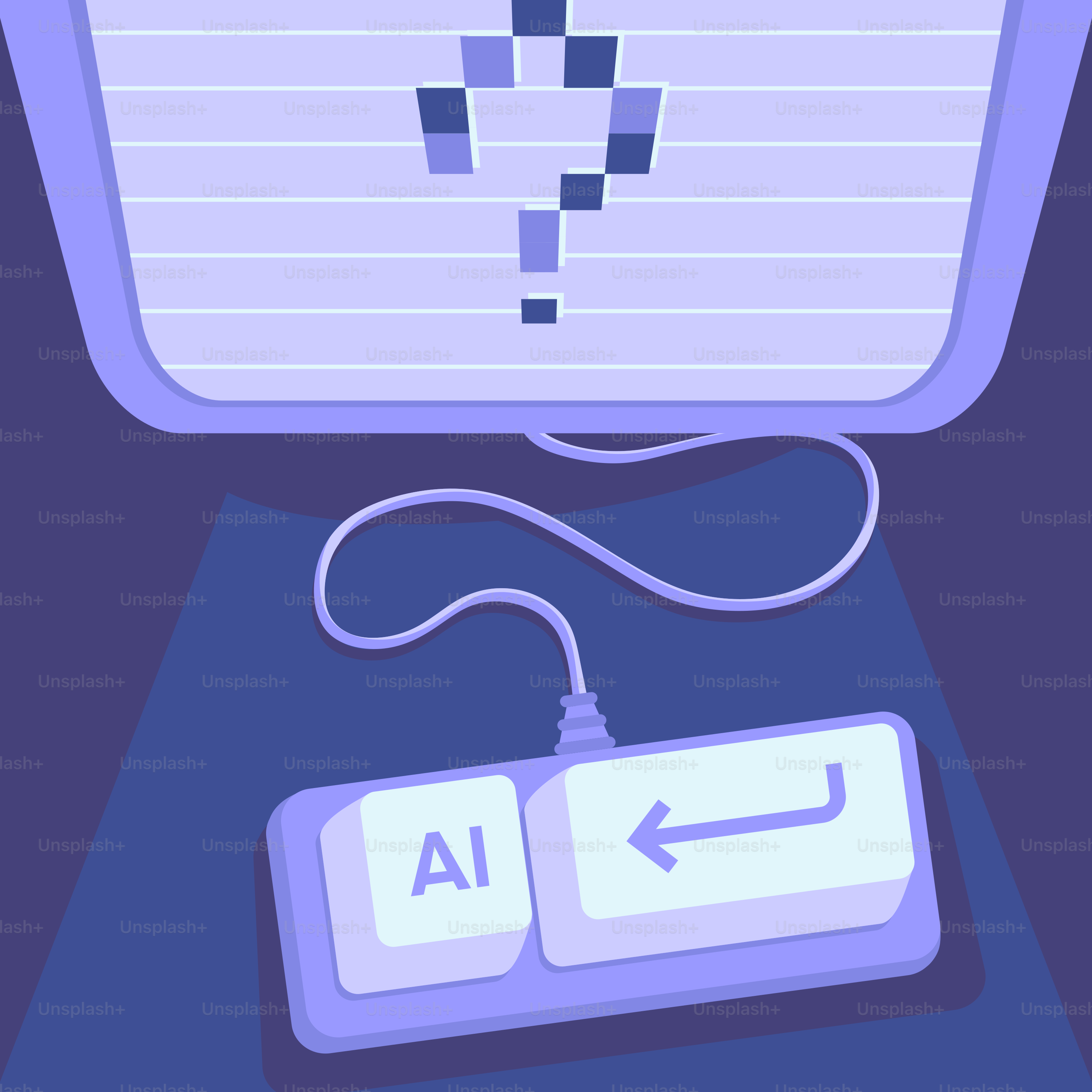 Eine Computertastatur mit einer daran angeschlossenen Maus