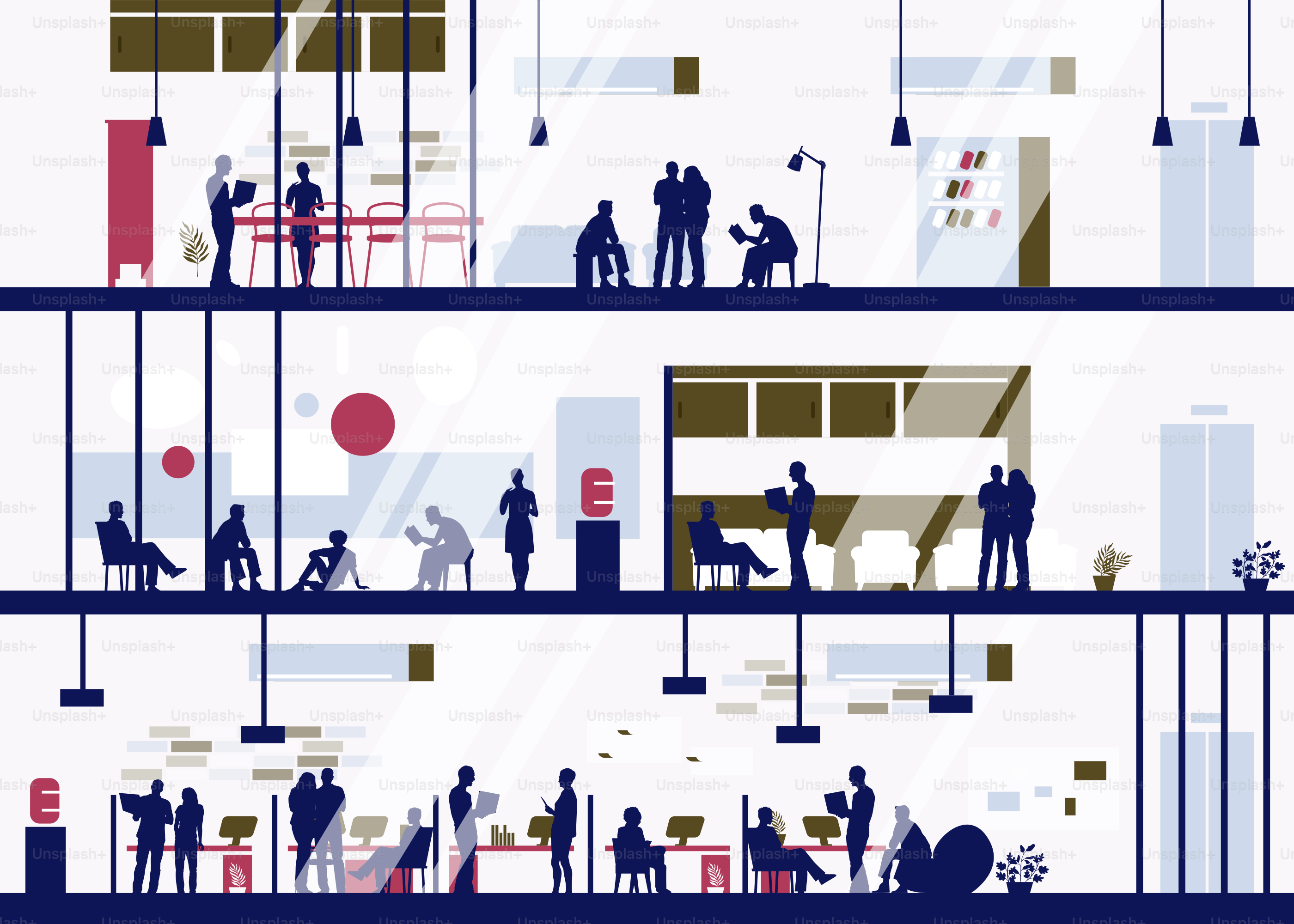 A group of people standing around a building