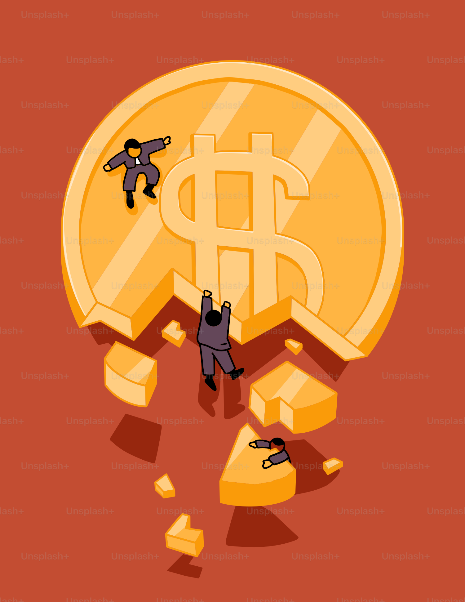 Bitcoin jatuh dari tumpukan emas