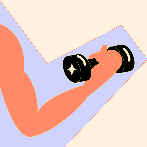 A man is looking through a pair of binoculars