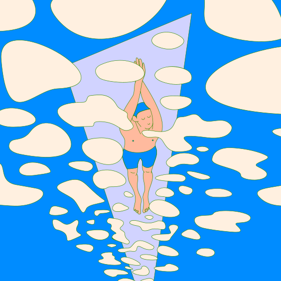 A man riding a surfboard on top of a body of water