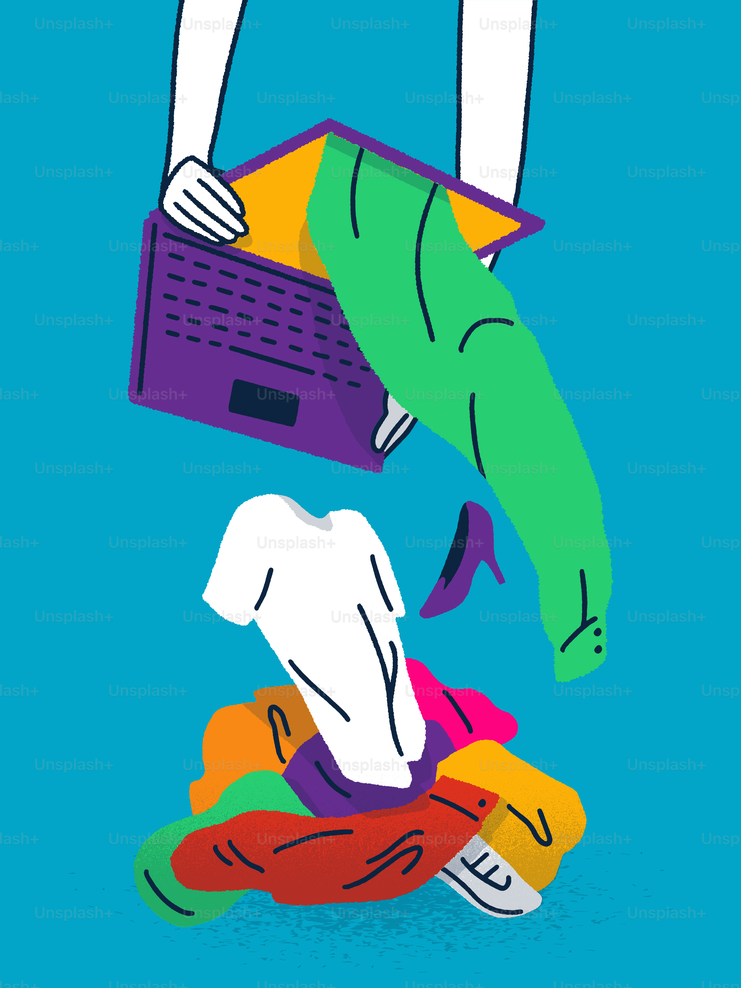 A person sitting on the ground with a laptop