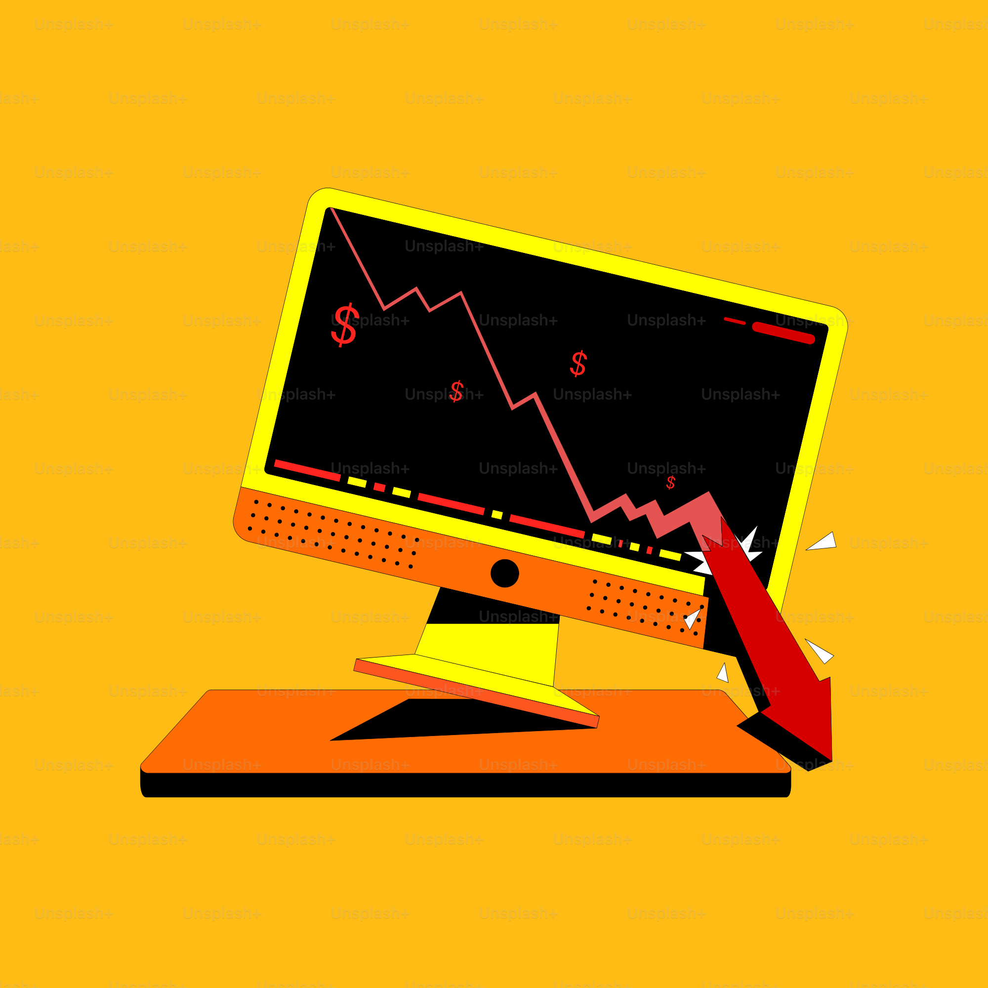 A computer screen with a hand pointing at it