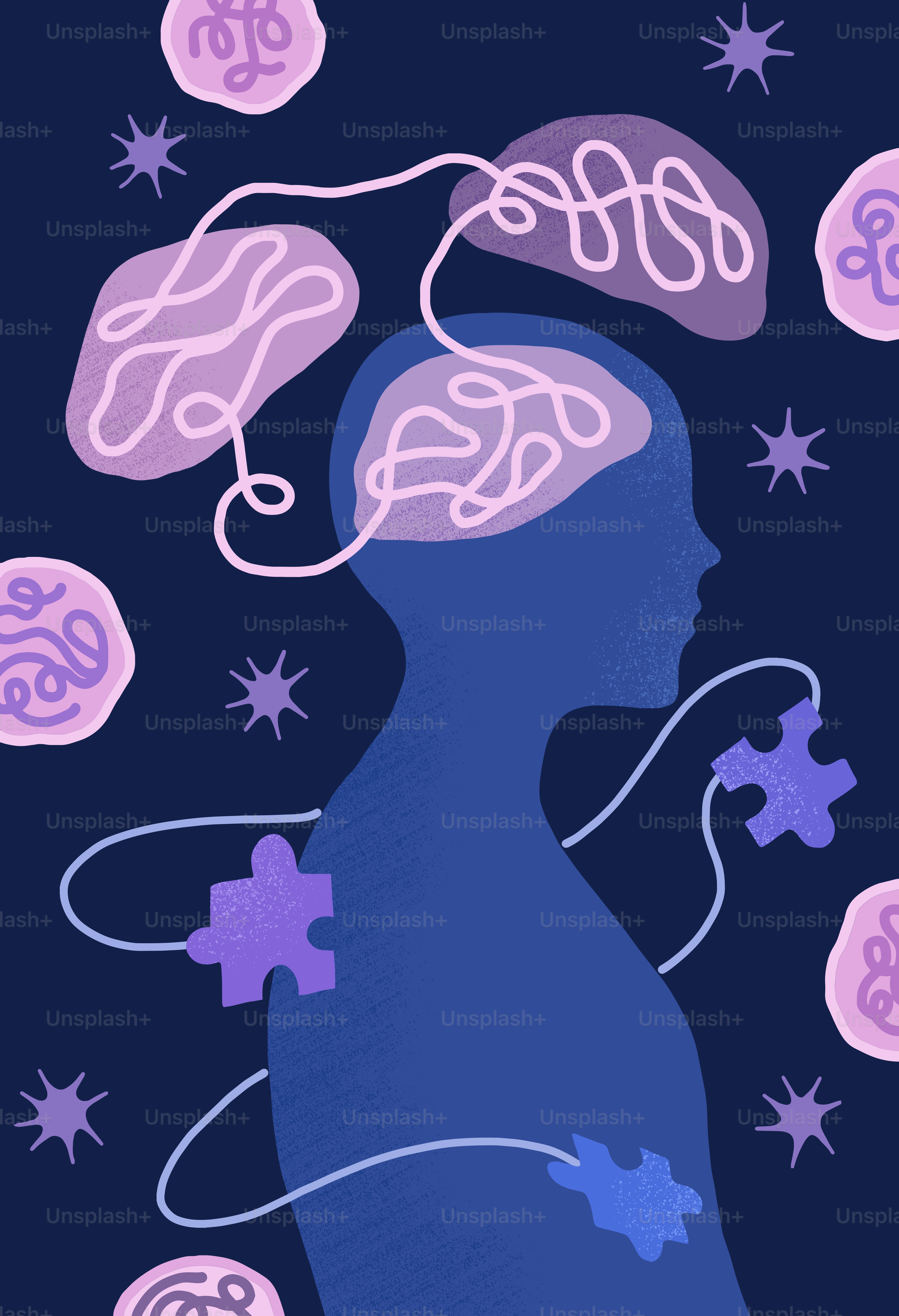 A person with a puzzle piece in their hand