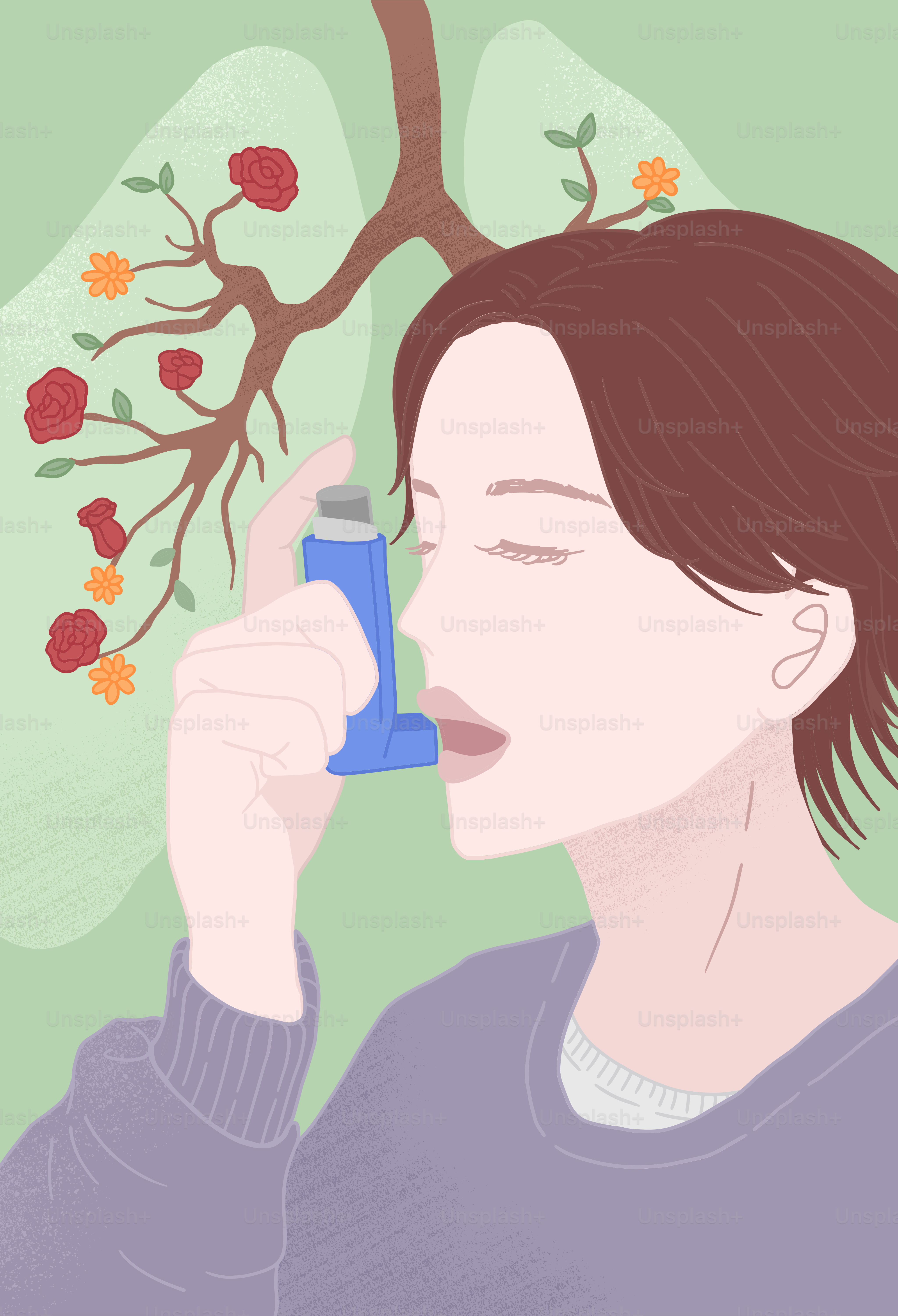 A woman holding a cell phone to her ear