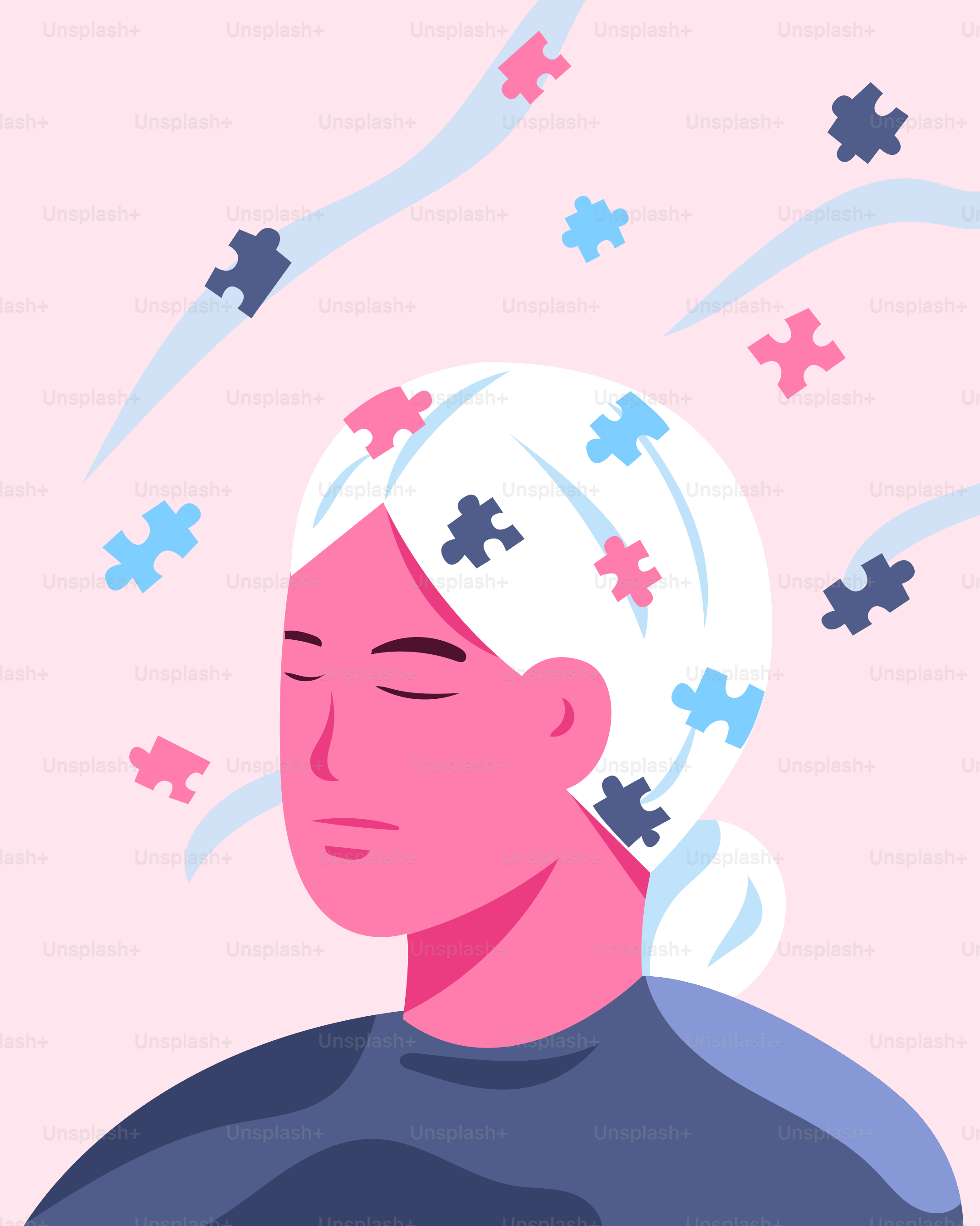 Una mujer con un turbante blanco en la cabeza