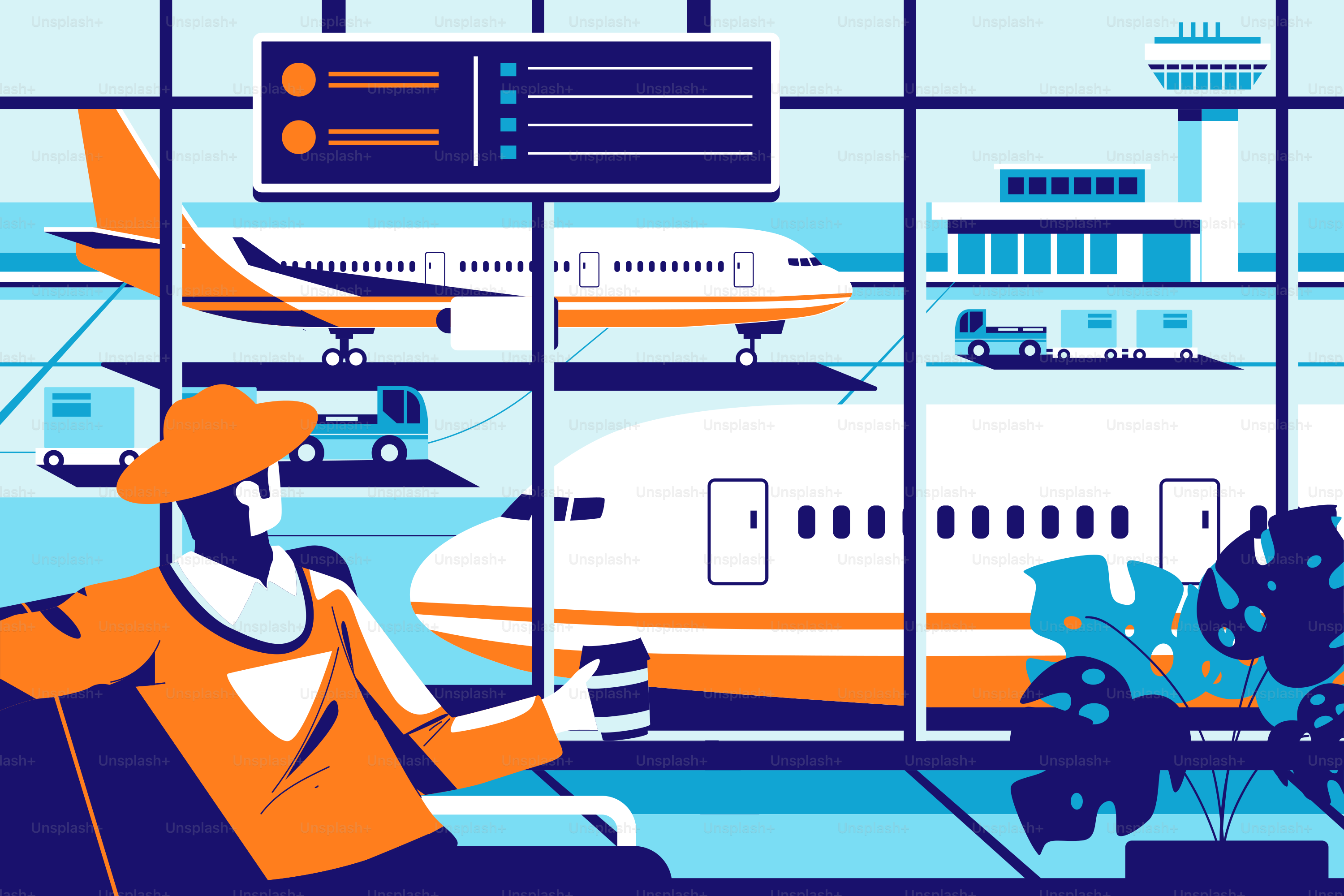 A man sitting in a chair in front of a window