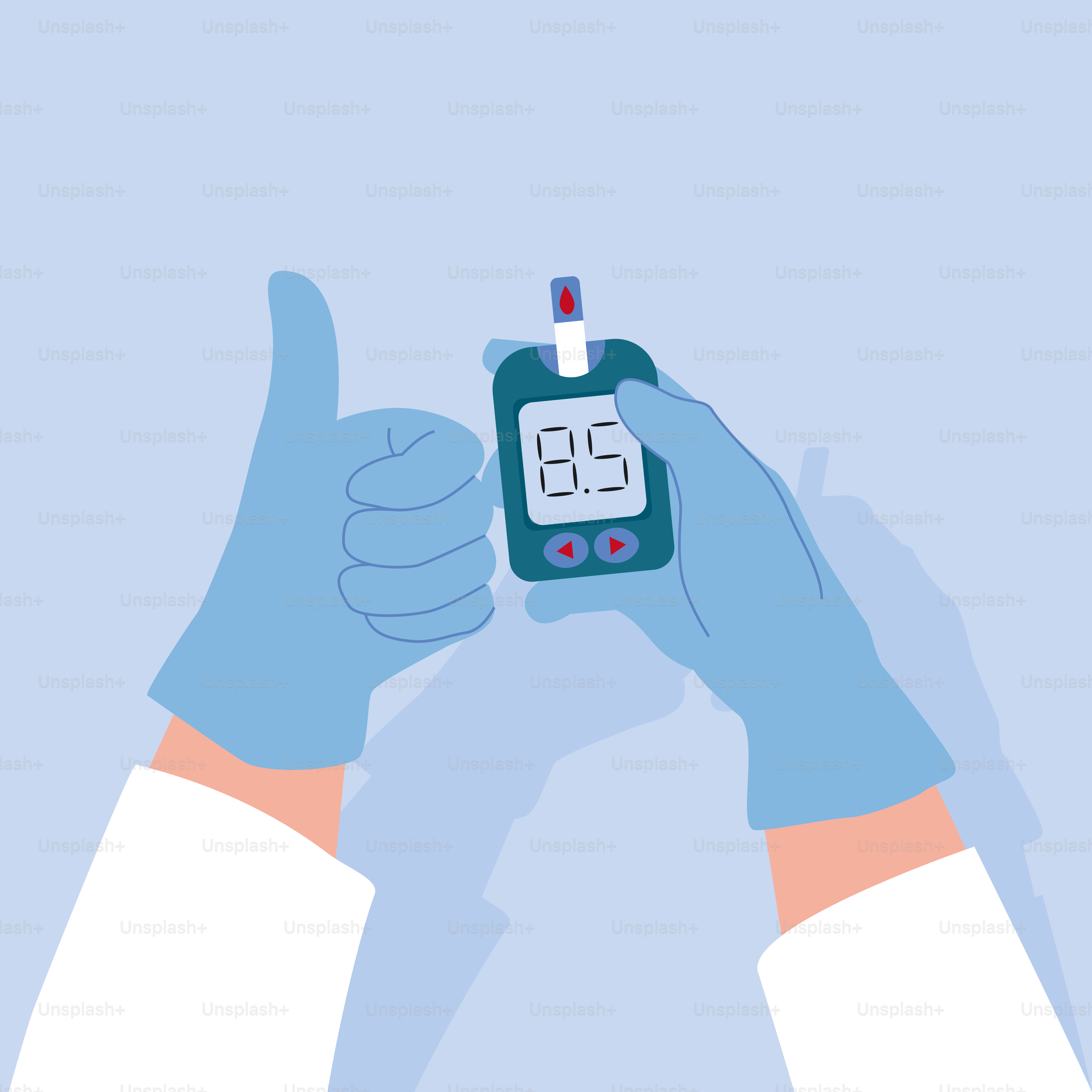 A person holding a device in their hands