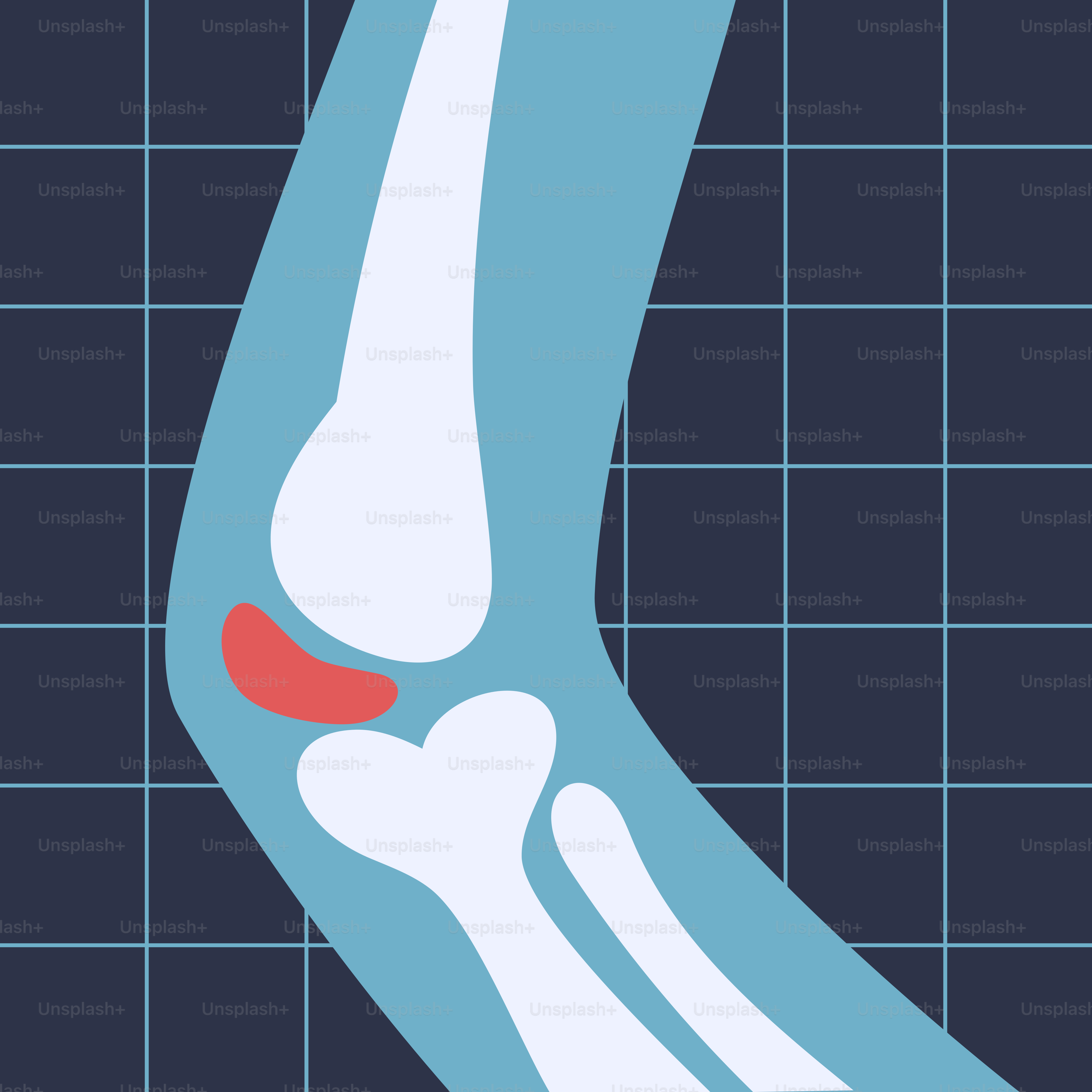 A picture of a foot with a red spot on it