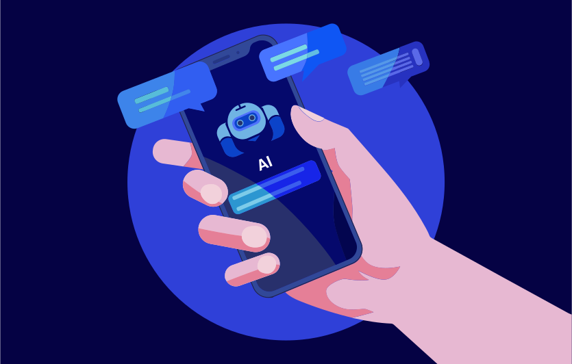 Una persona che tiene in mano un telefono cellulare
