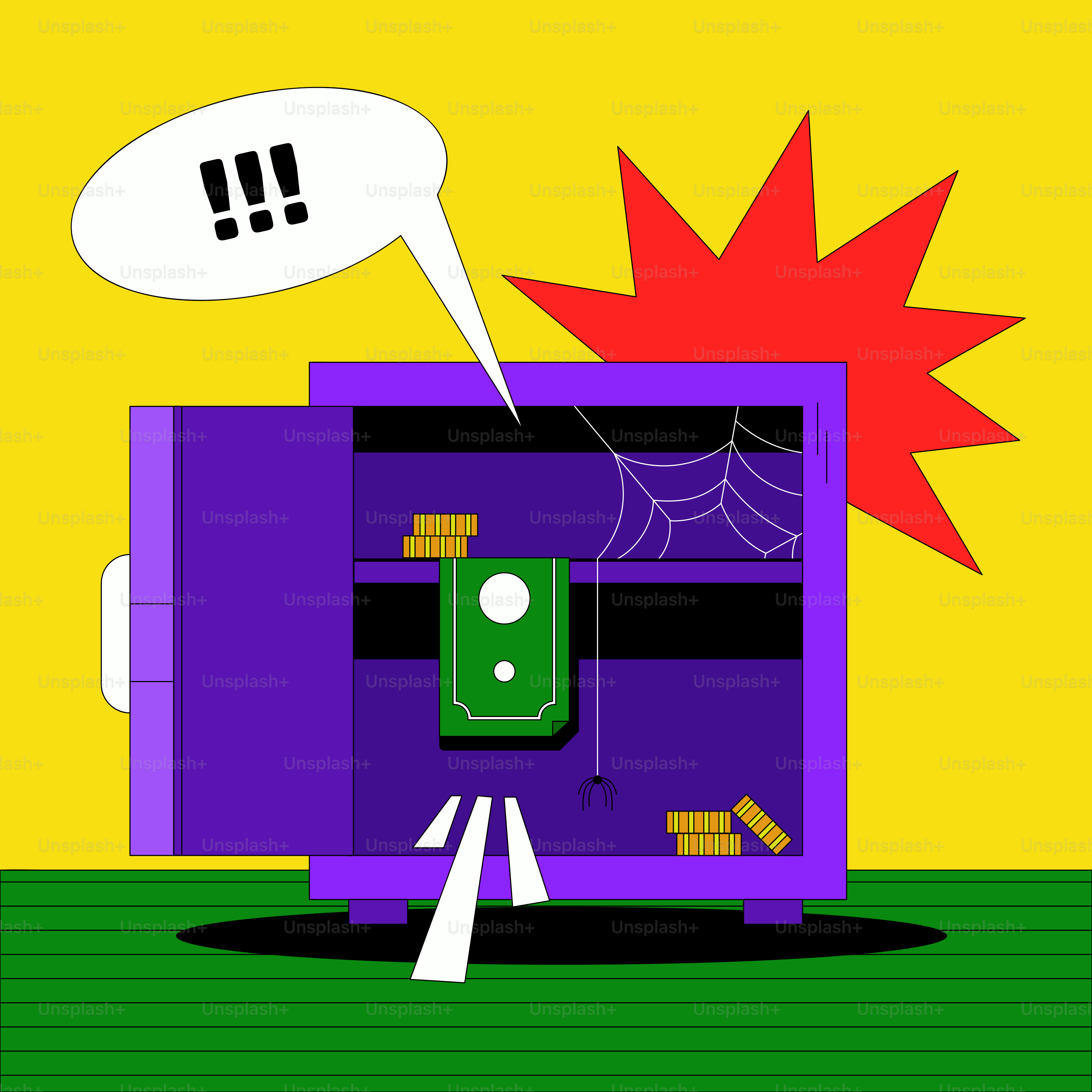 A computer screen with a speech bubble above it