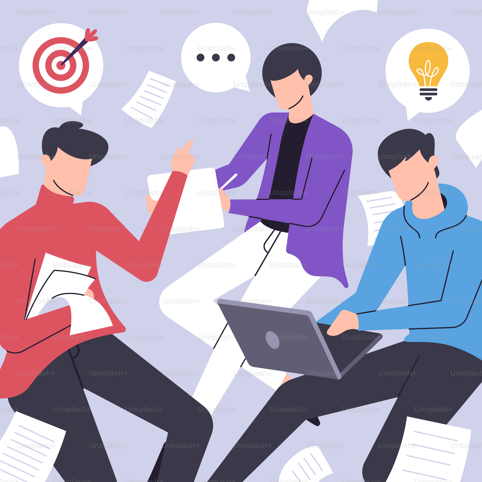 A group of people sitting on top of each other