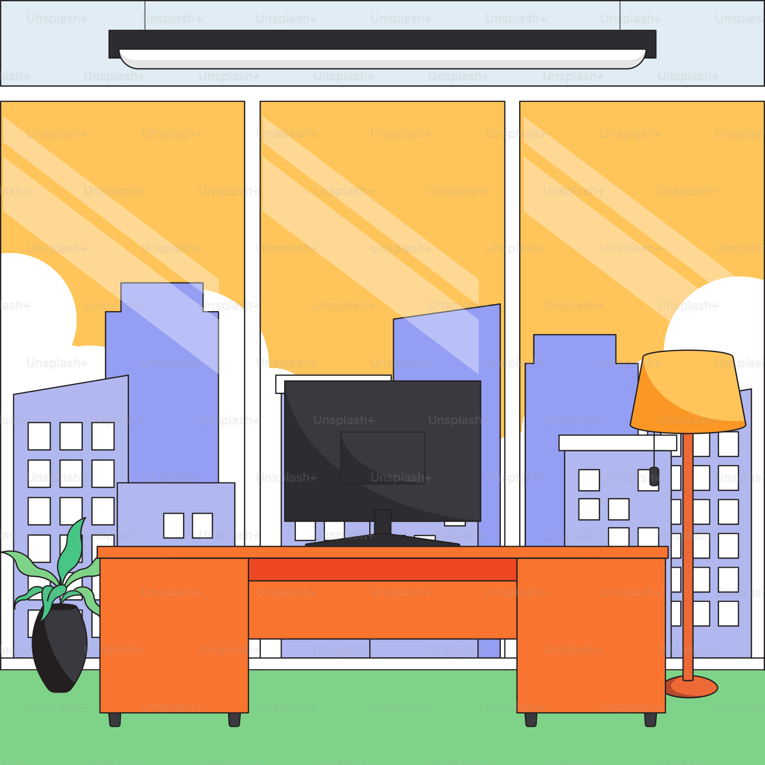 A flat screen TV sitting inside of a living room