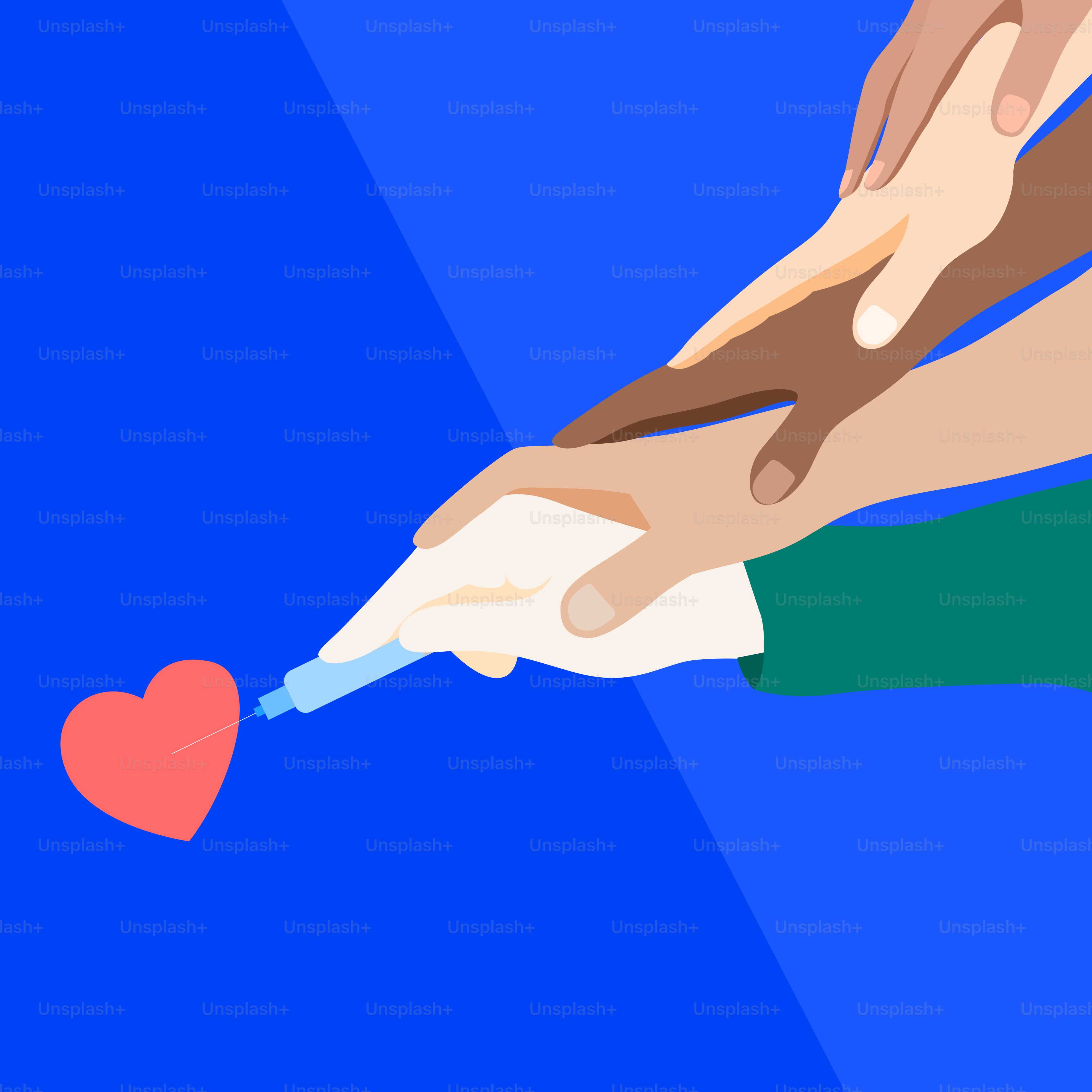 Un paio di mani che tengono un cuore rosso