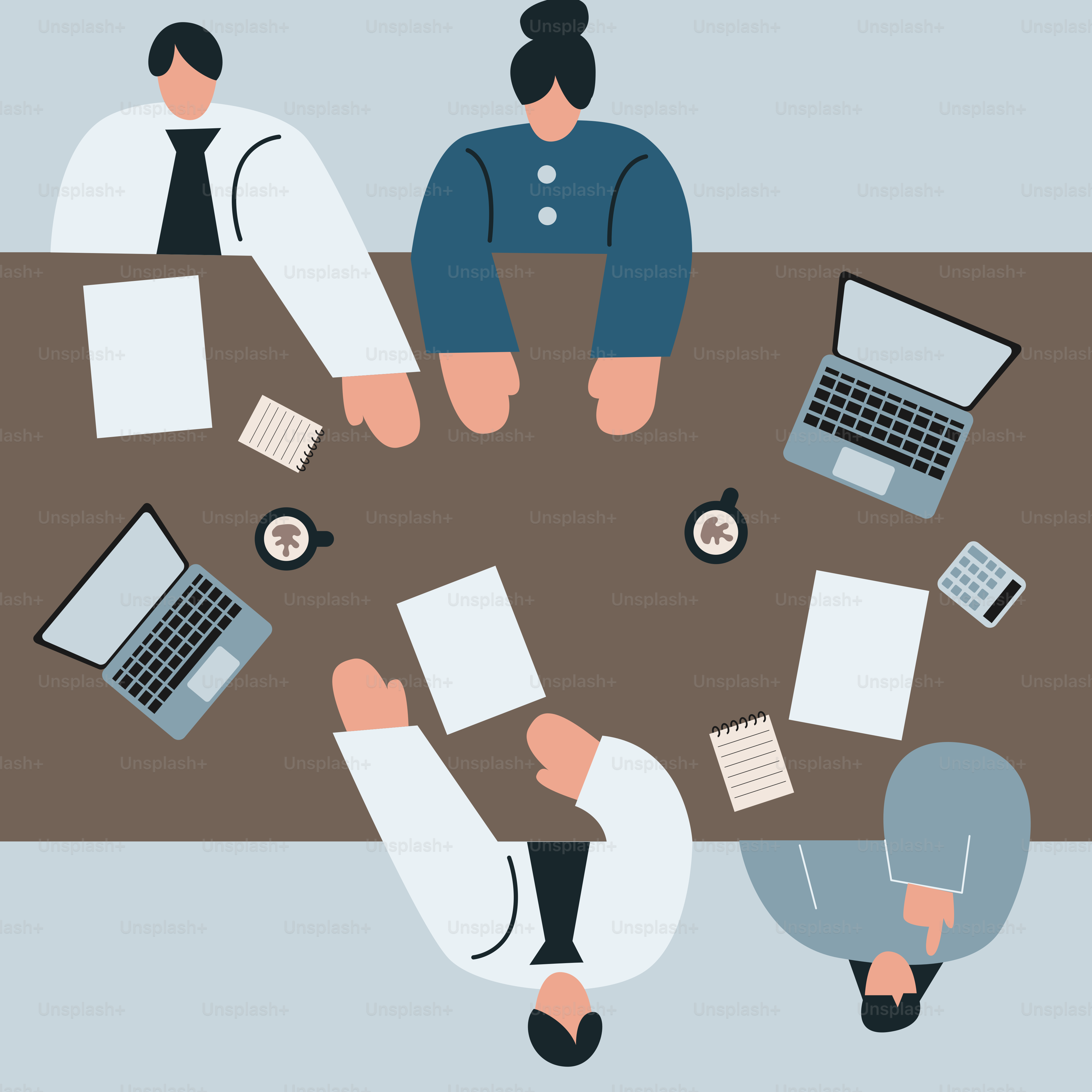 A group of people sitting around a table