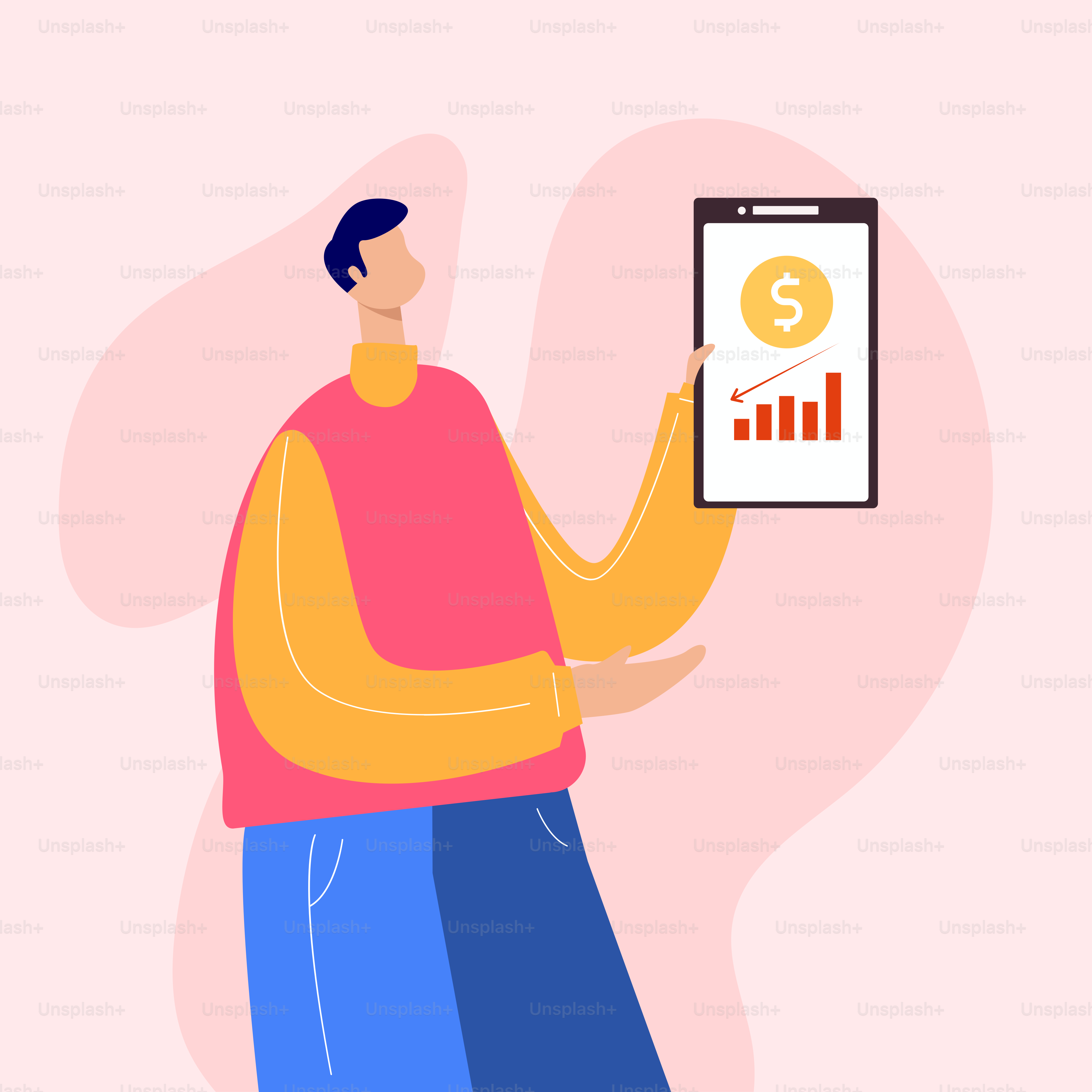 Un homme tenant un clipboard avec un tableau dessus