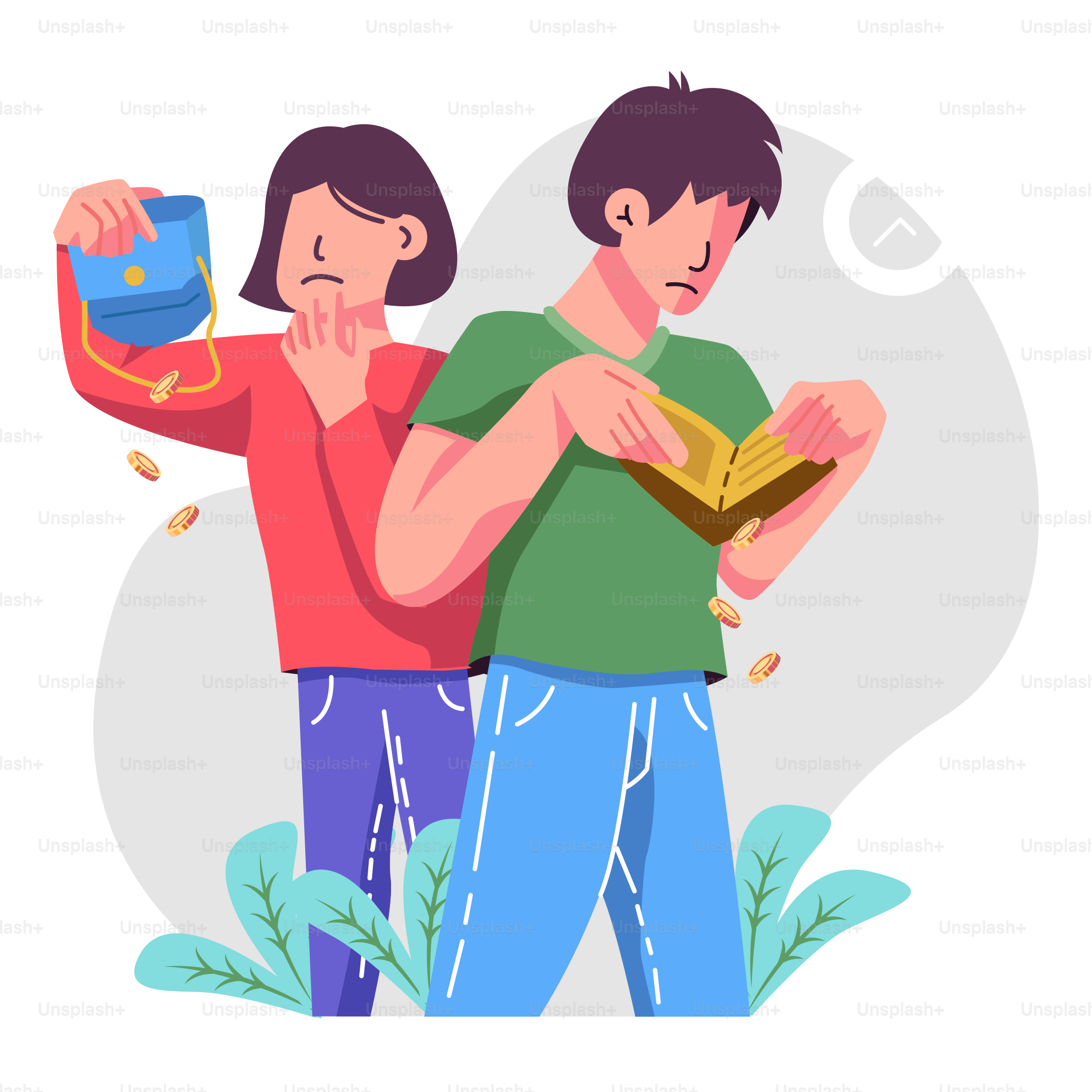 Ein Mann und eine Frau lesen ein Buch