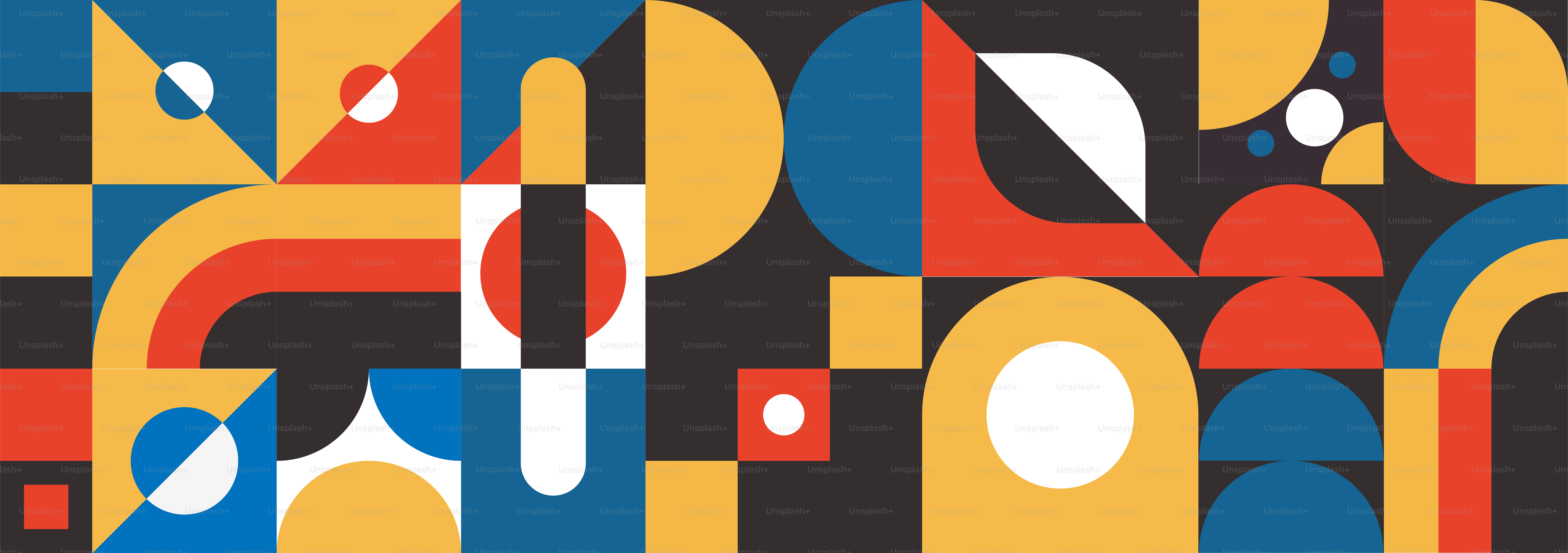 Una imagen de un patrón con diferentes colores y formas