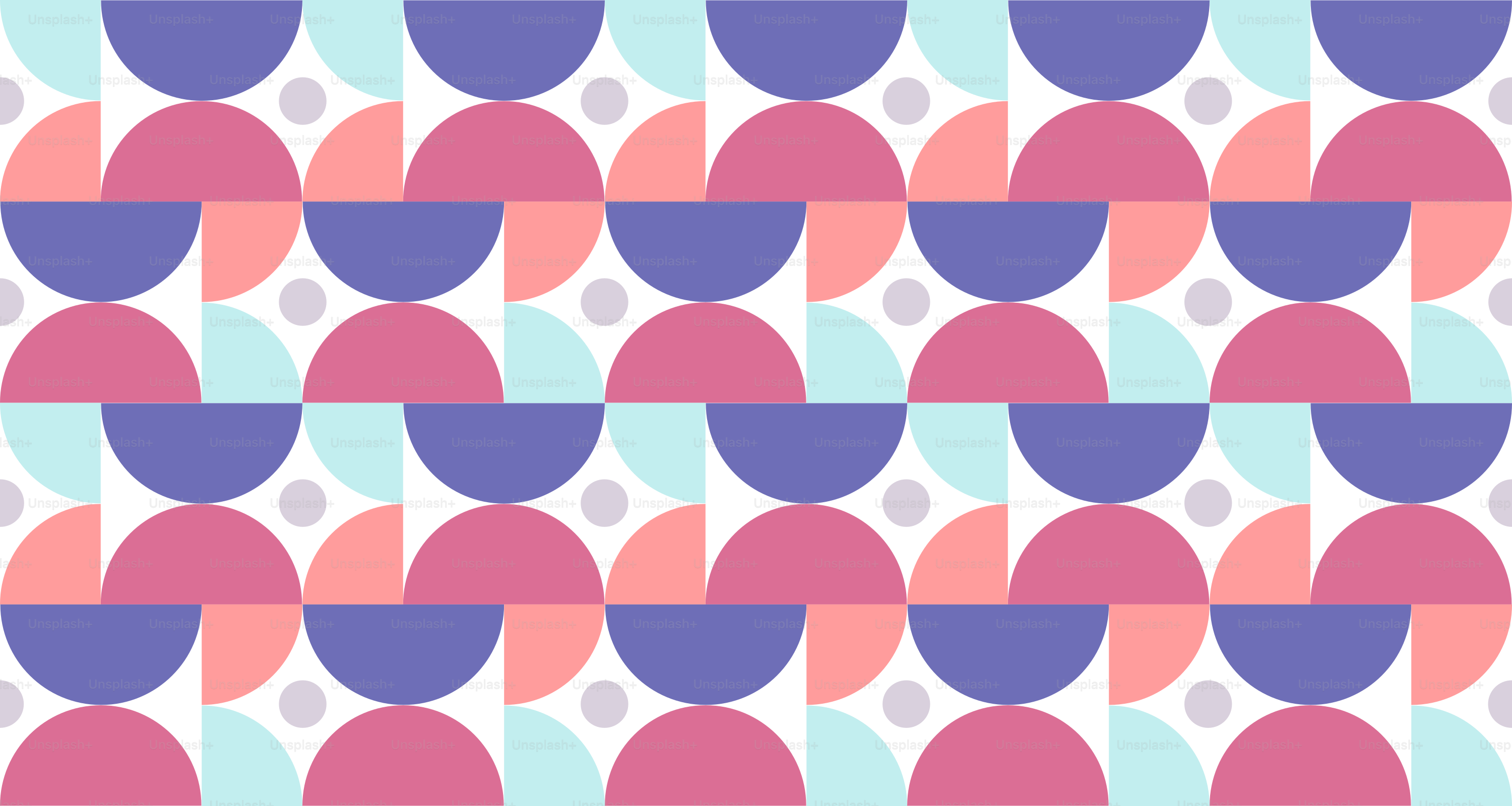 A colorful pattern with circles on a white background