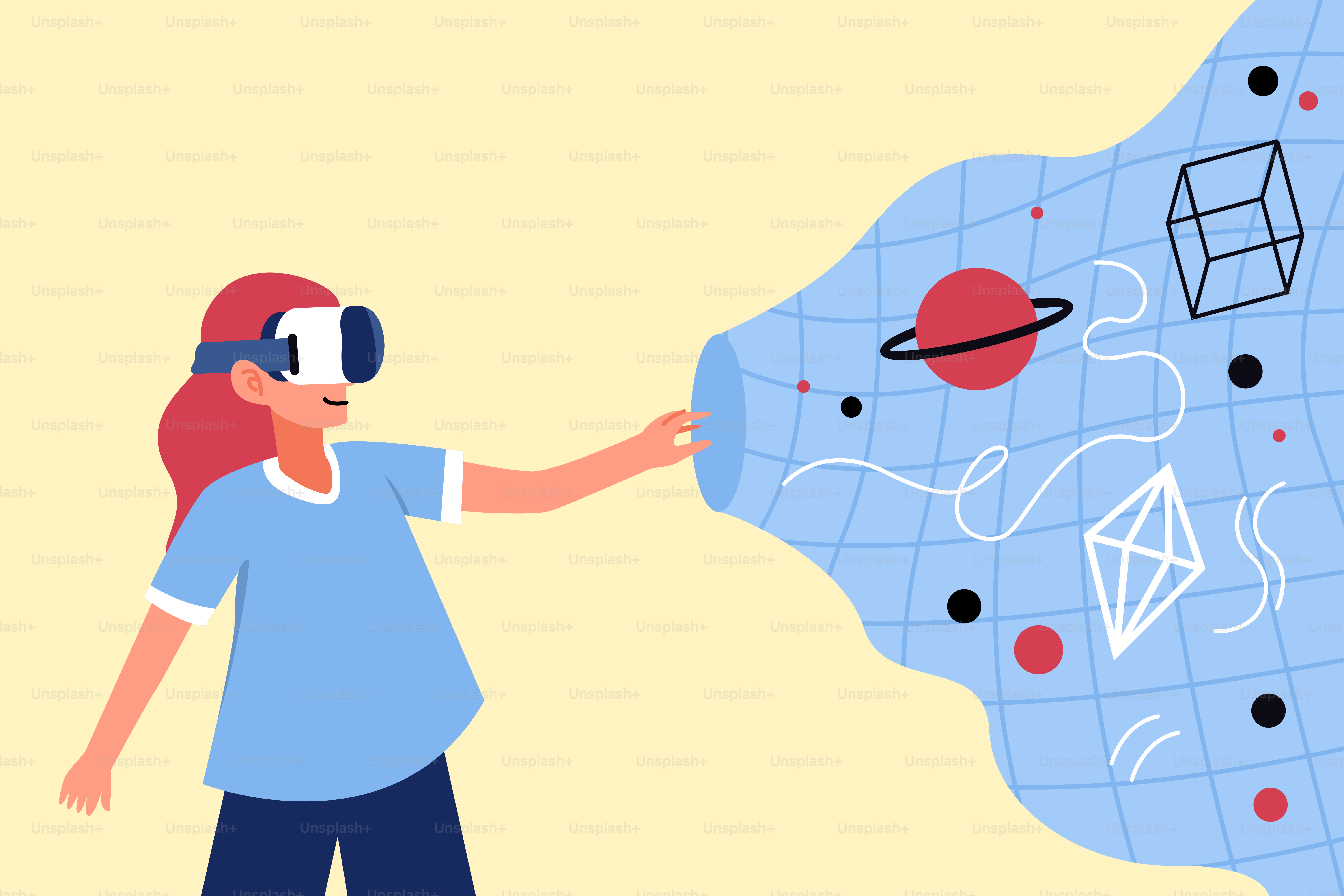 Una persona con auriculares y usando un mapa